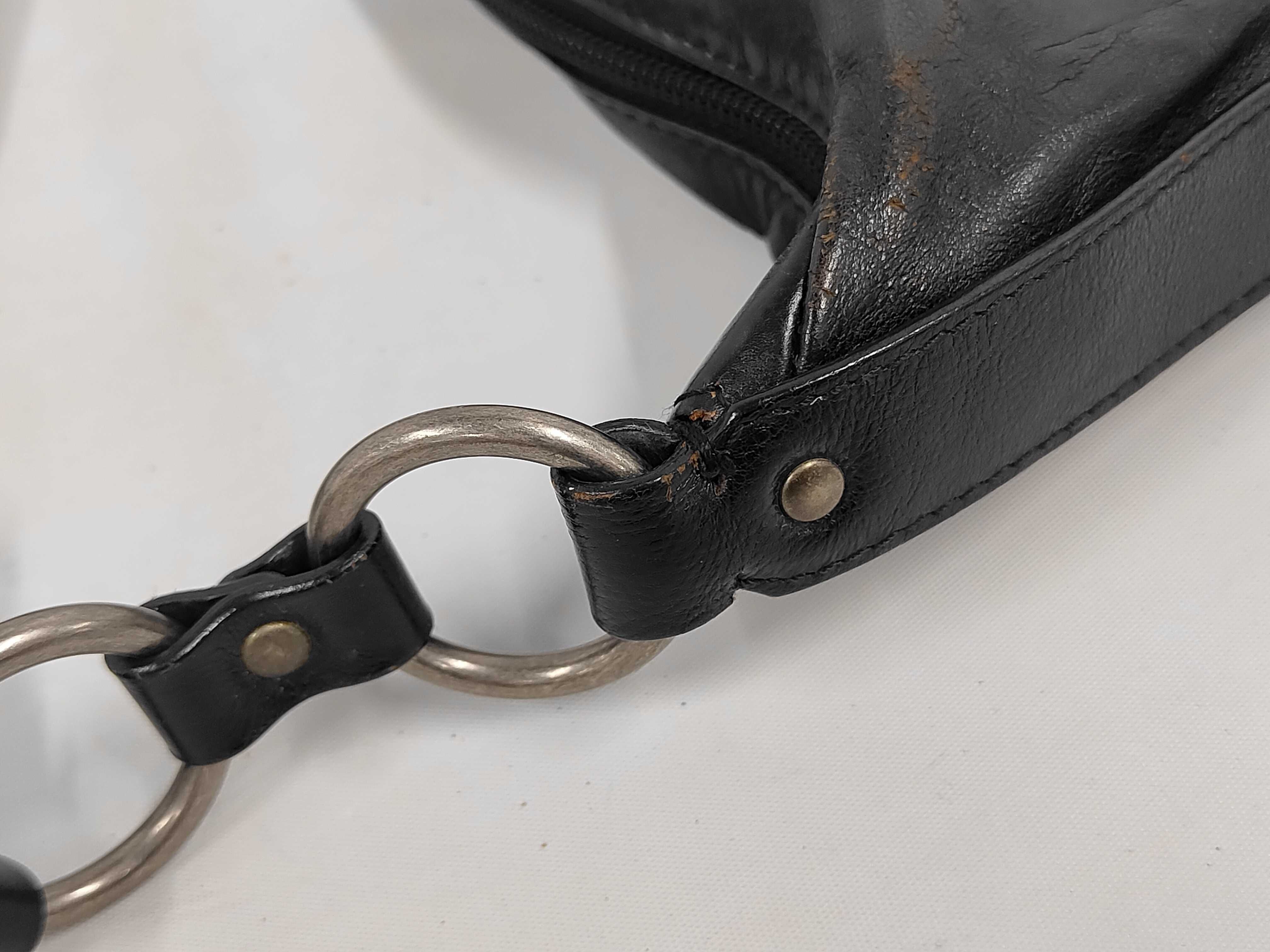 (Tom Ford era) Mombasa Leather Shoulder Bag, Black — view 6