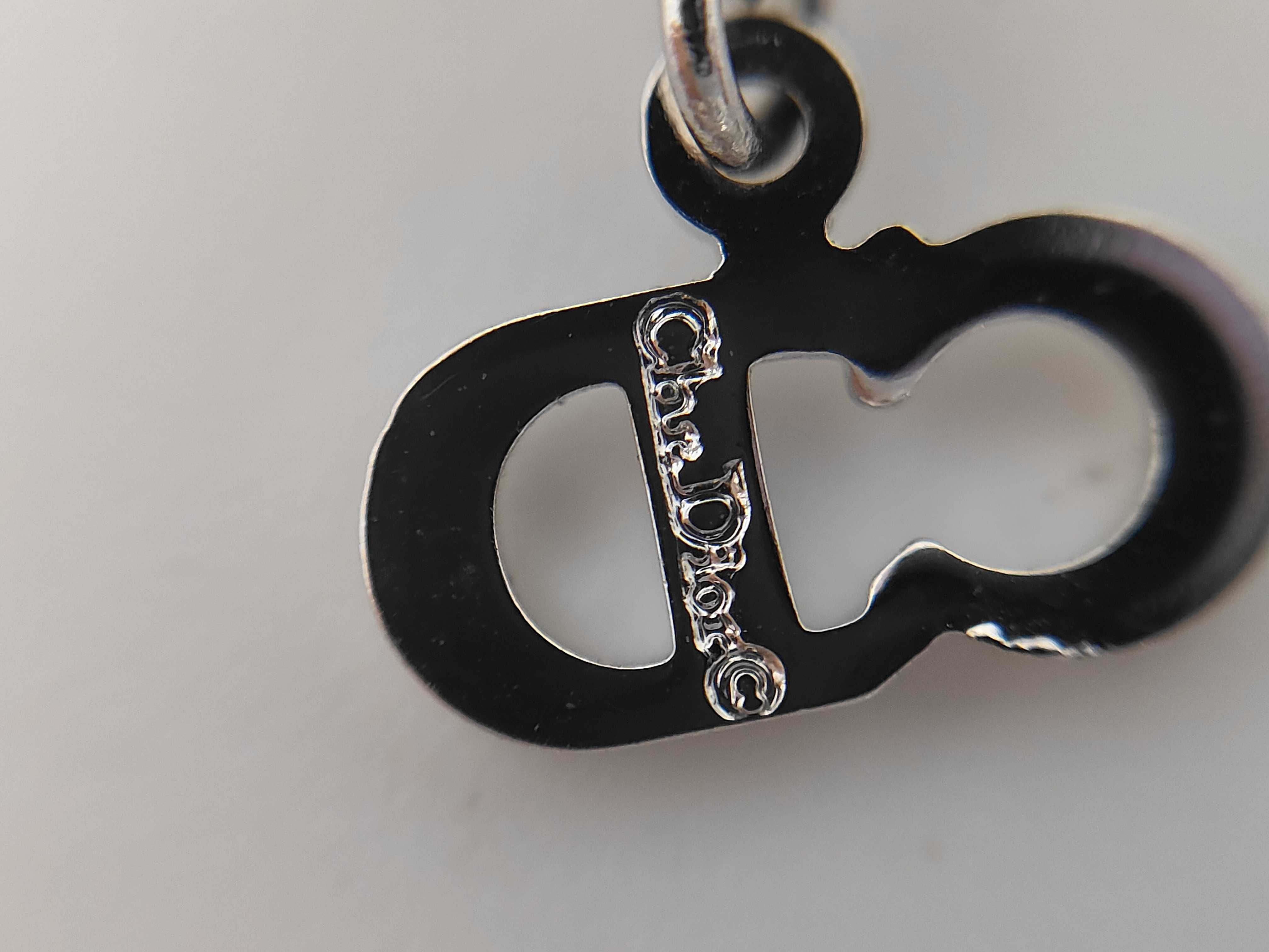 Heart Rhinestone Silver Necklace — view 6