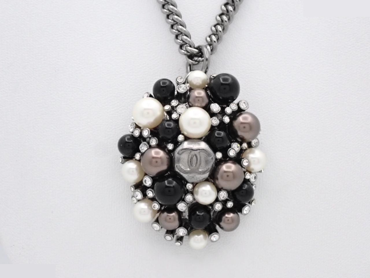 Coco Mark Silver Necklace, Chain approx. 48cm