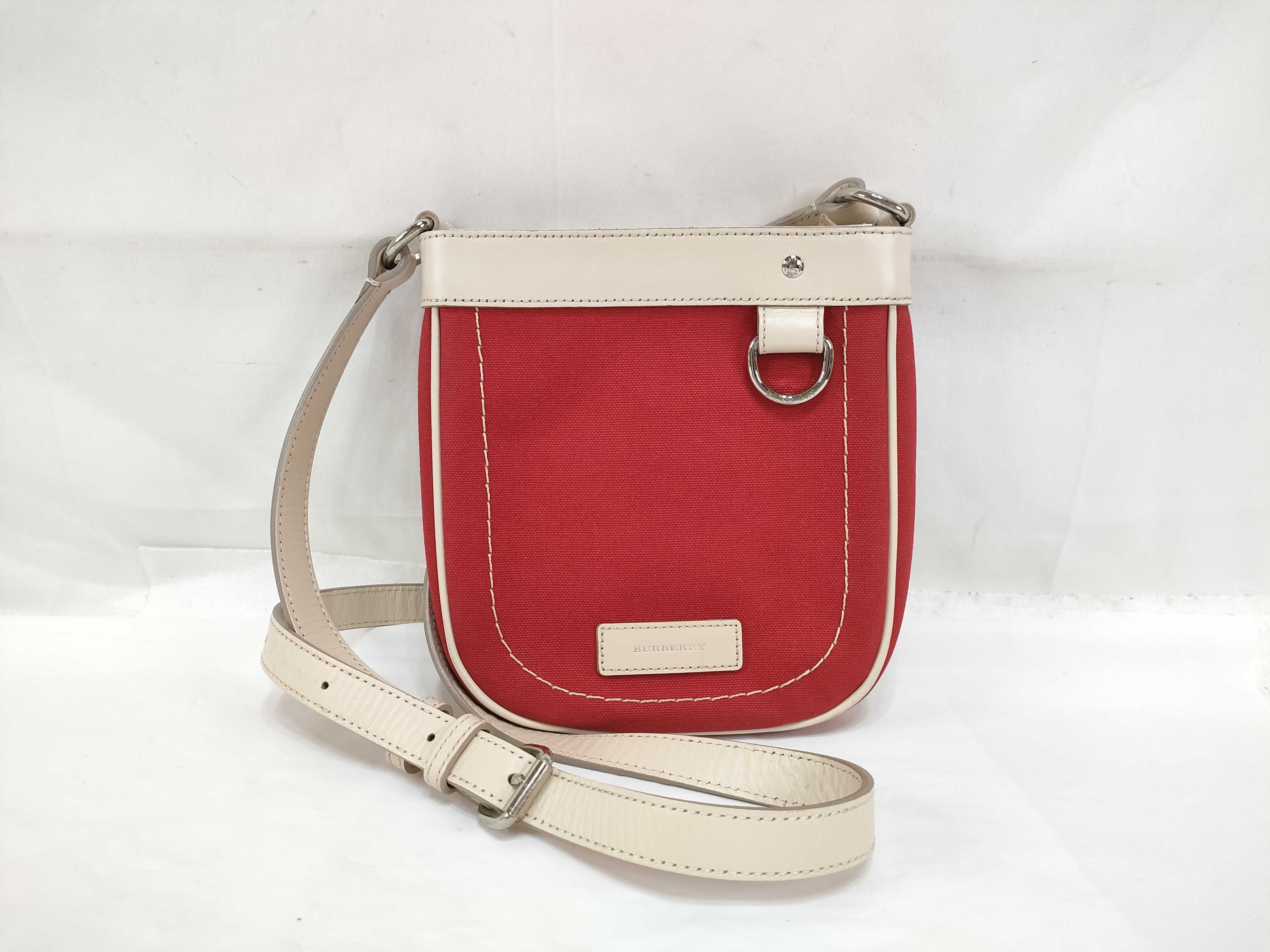 Canvas Shoulder Bag, Red