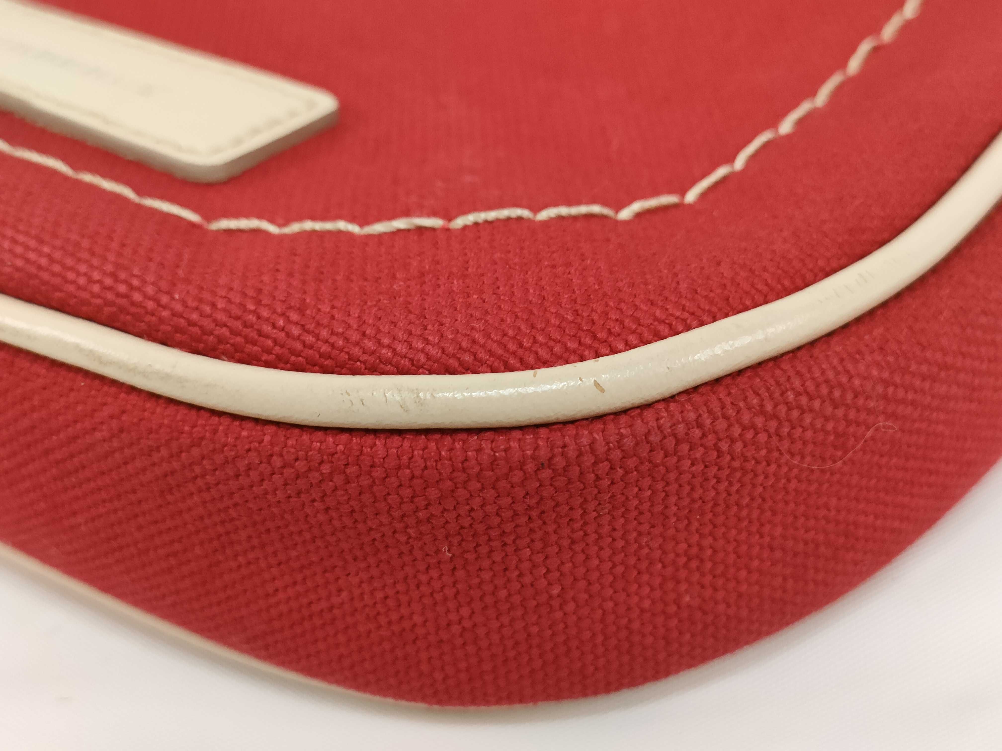 Canvas Shoulder Bag, Red — view 4