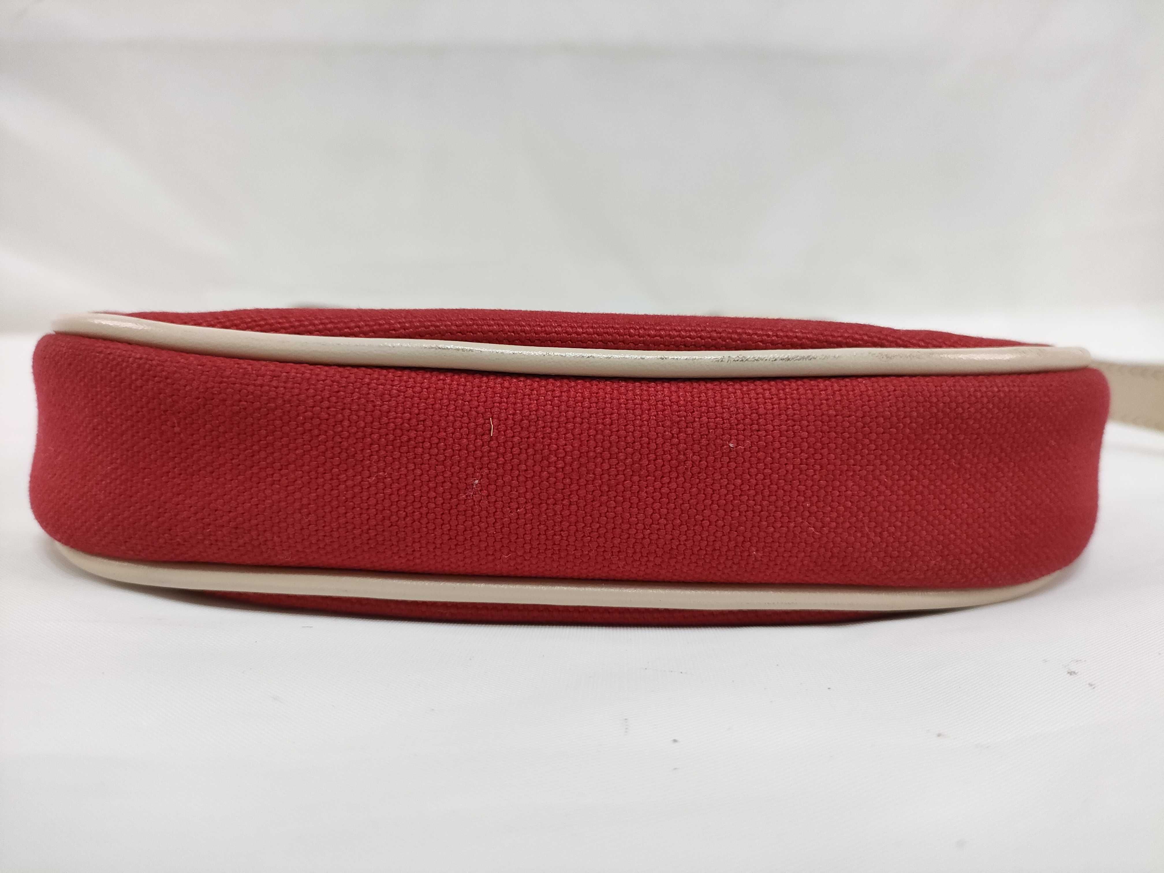 Canvas Shoulder Bag, Red — view 6