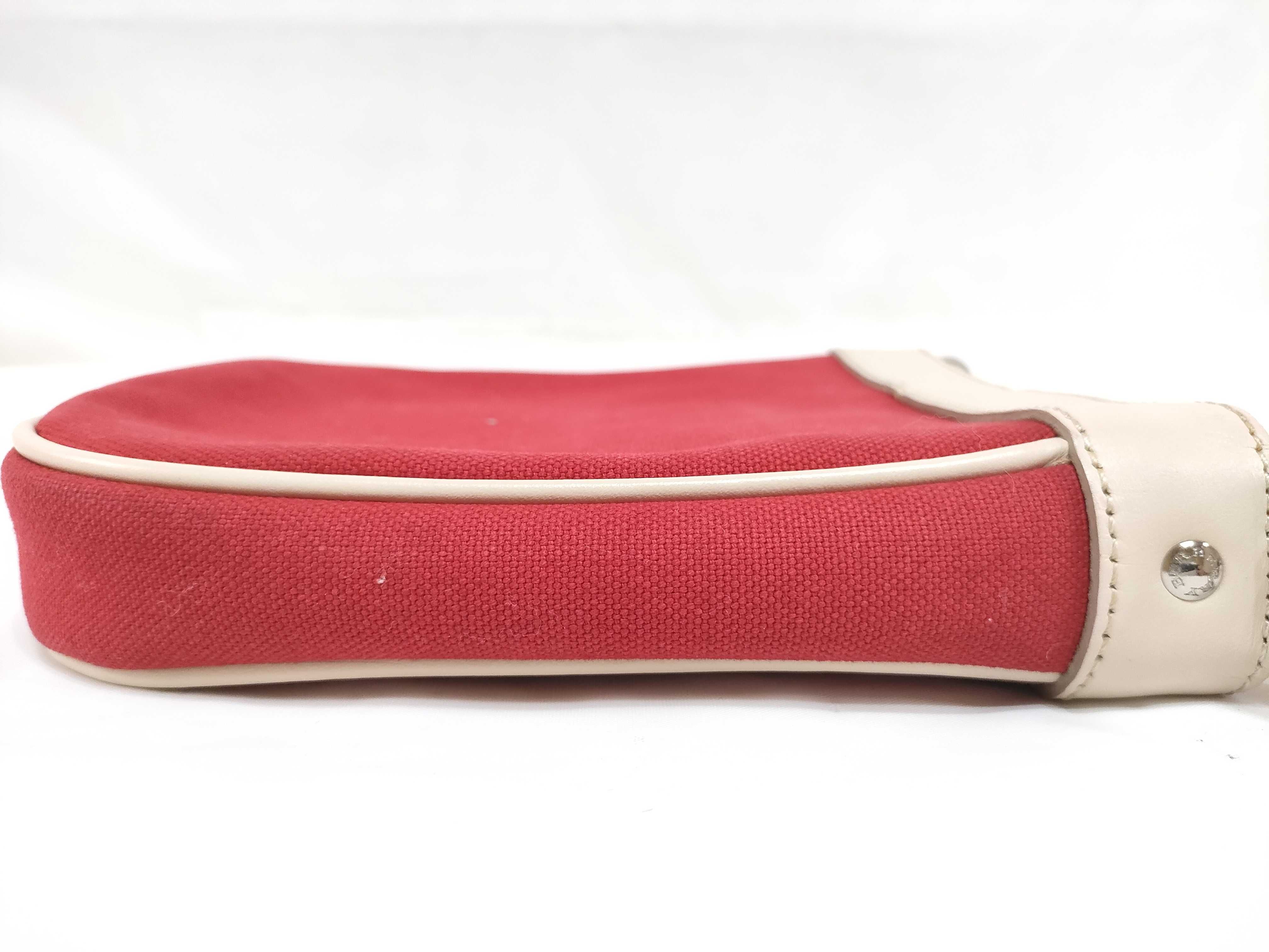 Canvas Shoulder Bag, Red — view 8