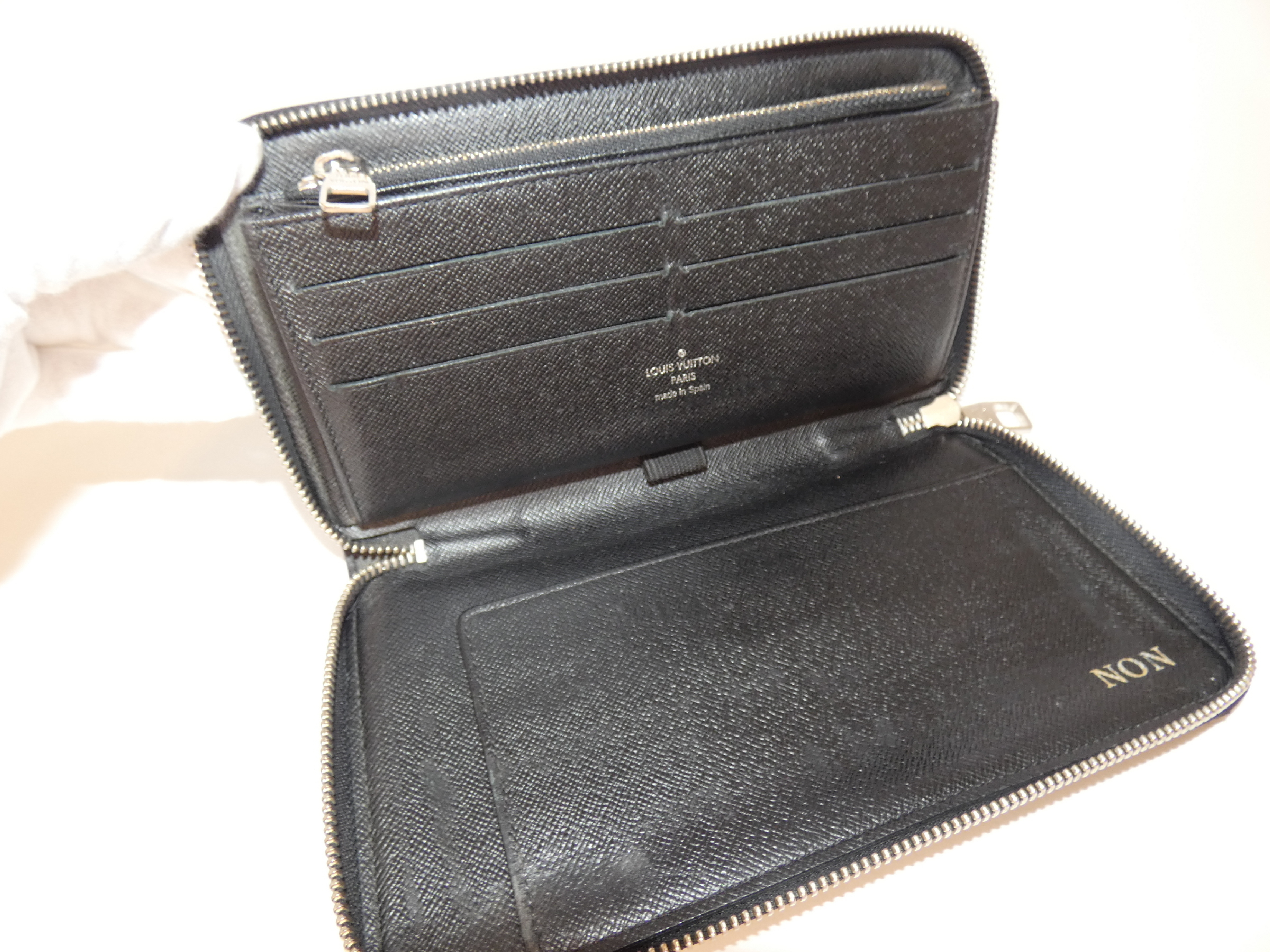 Damier Graphite Organizer Zippy Long Wallet — view 8