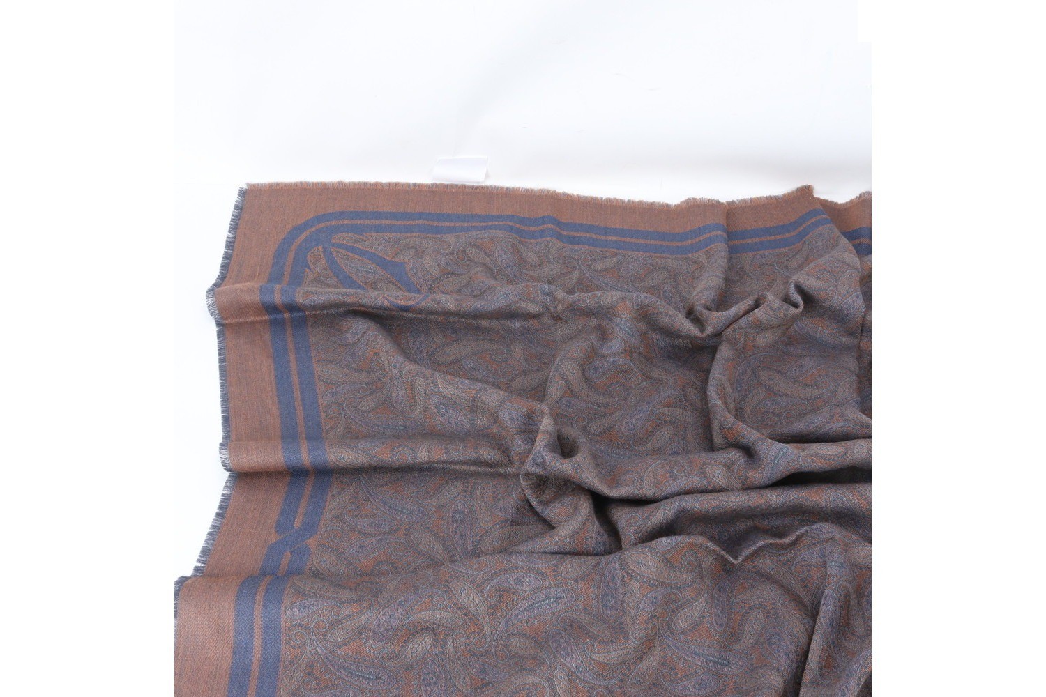 Silk scarf with tags — view 2