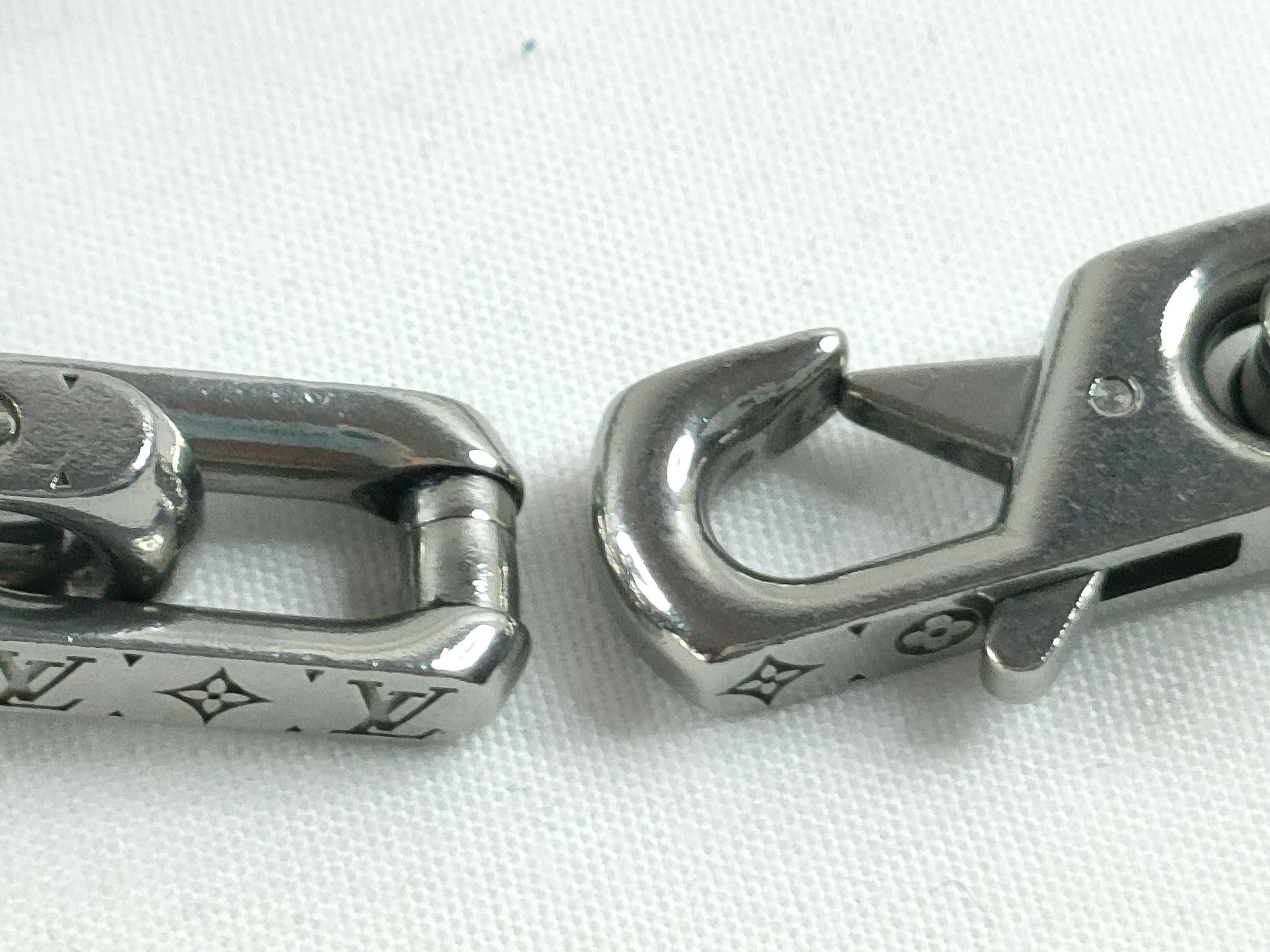 Monogram Chain Silver Bracelet (Bracelet/Bangle) — view 7