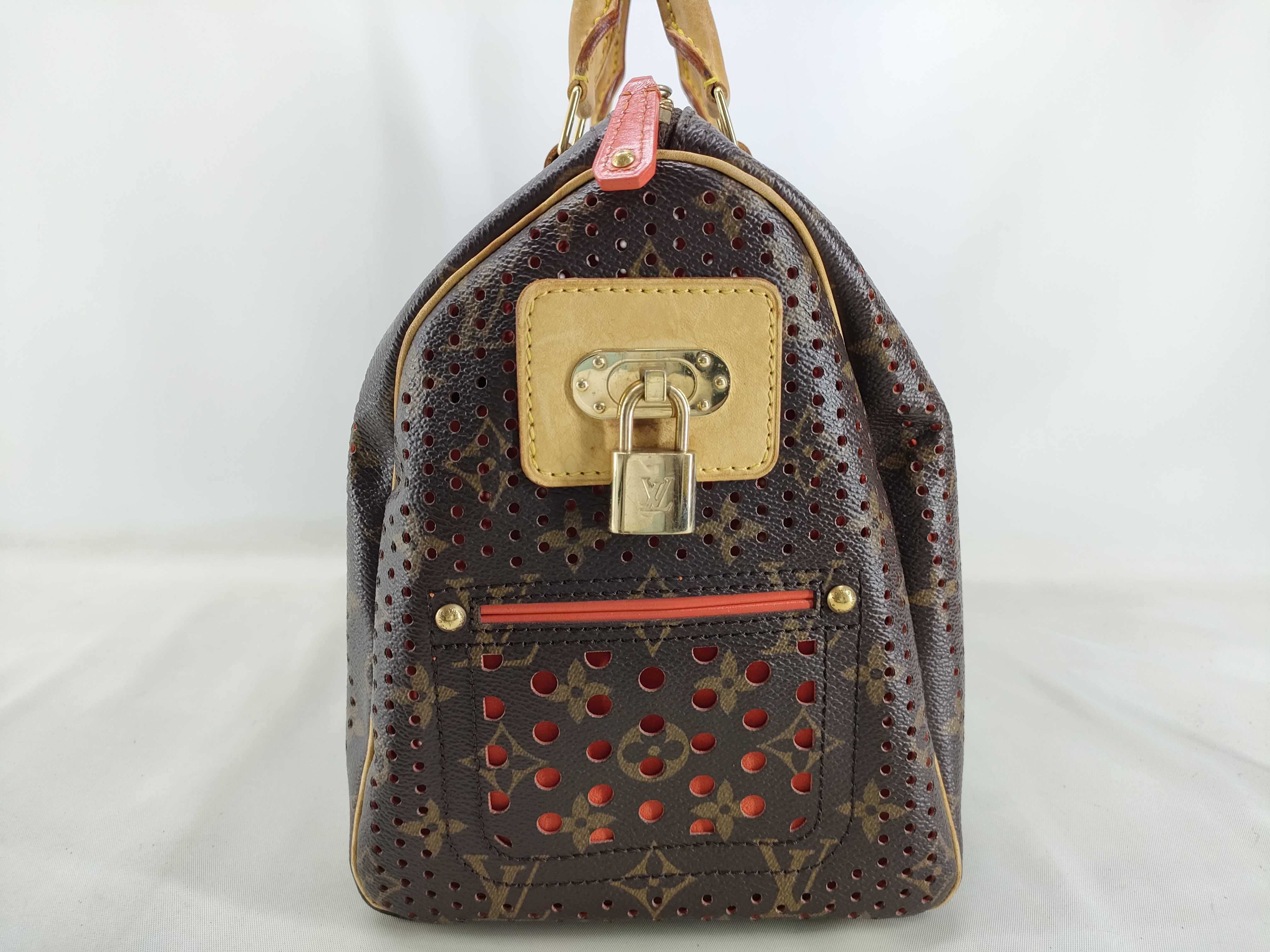 Monogram Vuitton Monogram Perfo Speedy 30 M95182 SP0046 Boston Bag — view 3