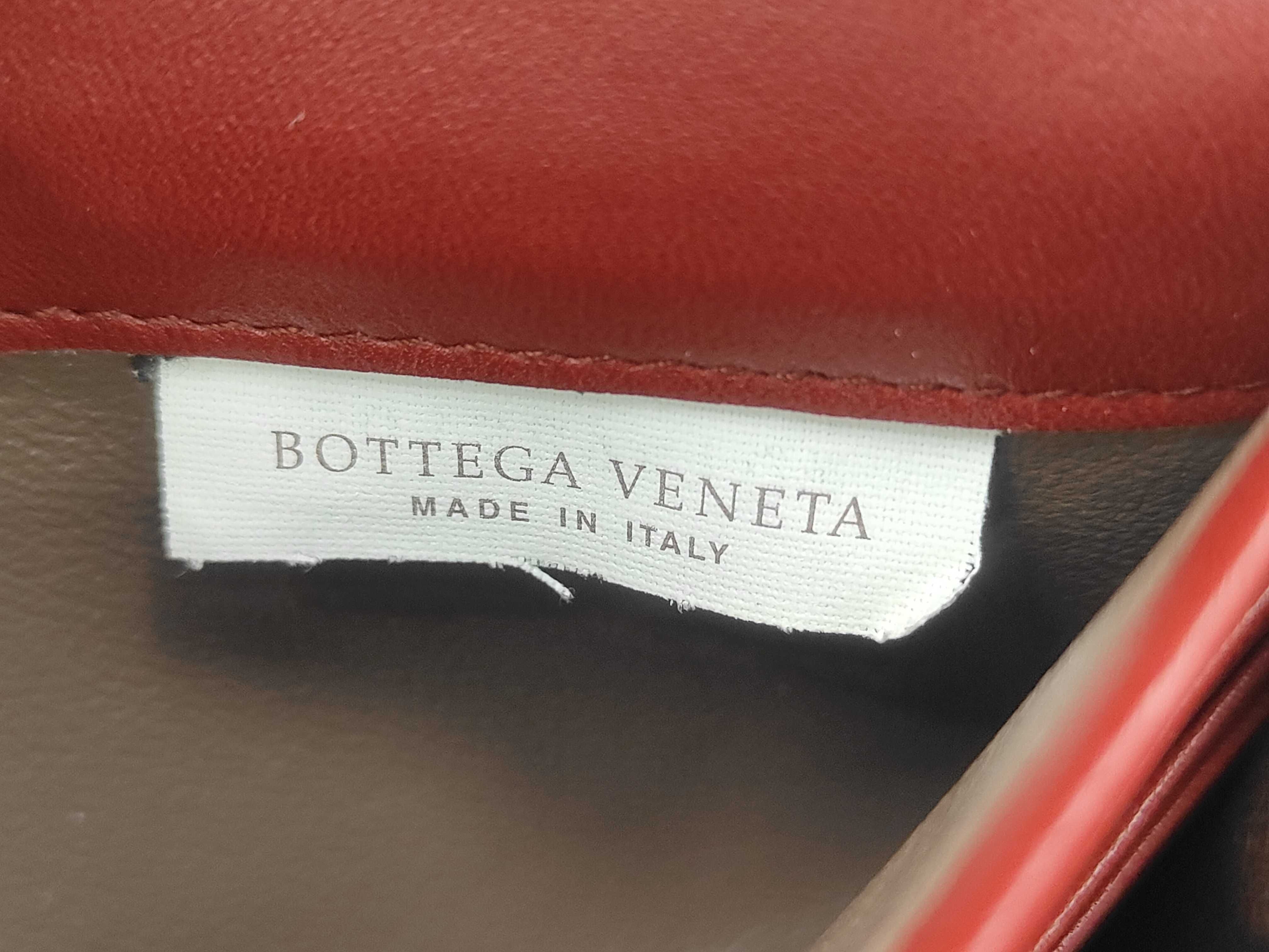 Red Lambskin Long Wallet — view 7