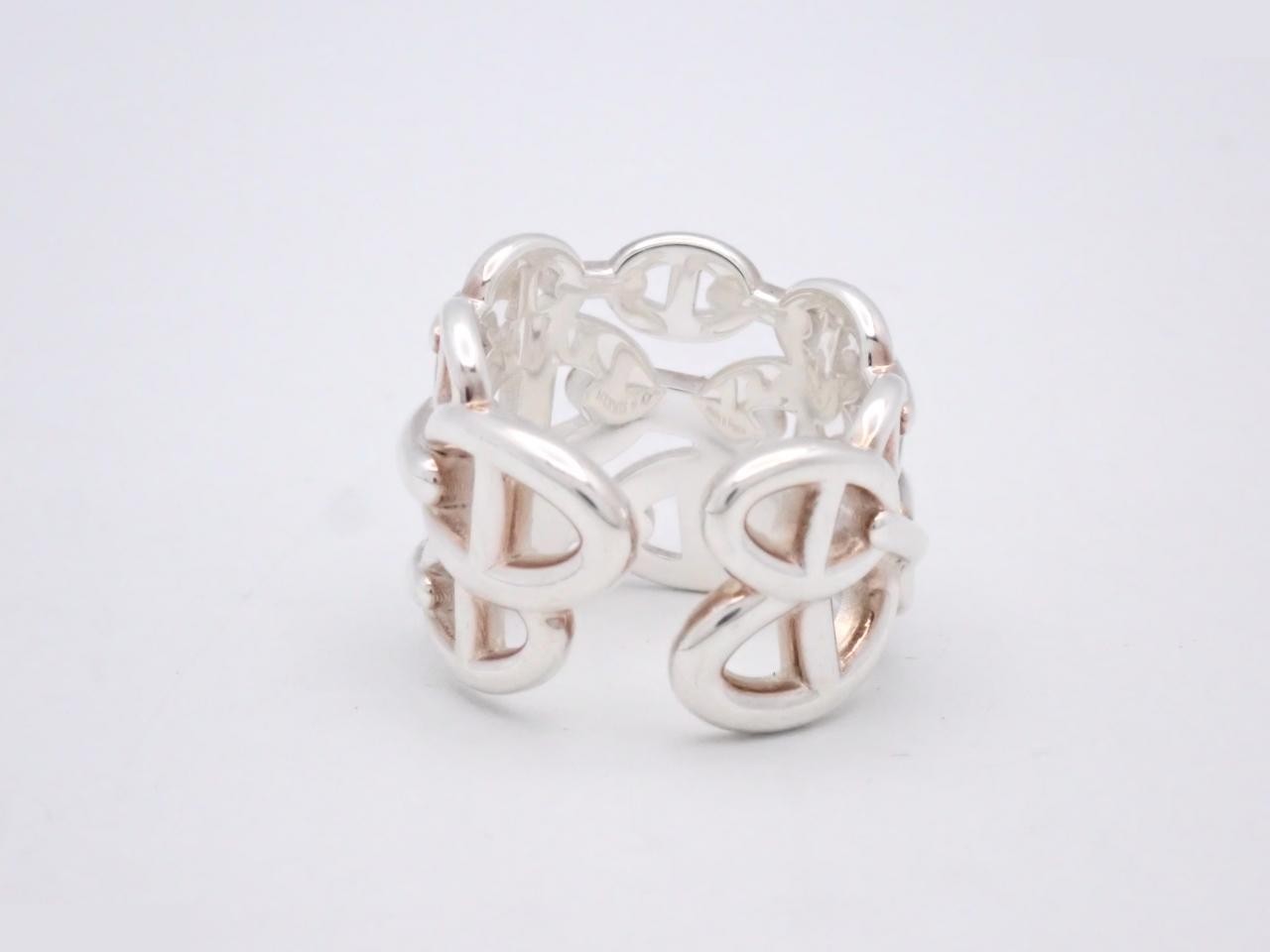 Ring, "Chaine d'Ancre," 925 sterling silver, 14.8g, actual size #16 — view 2