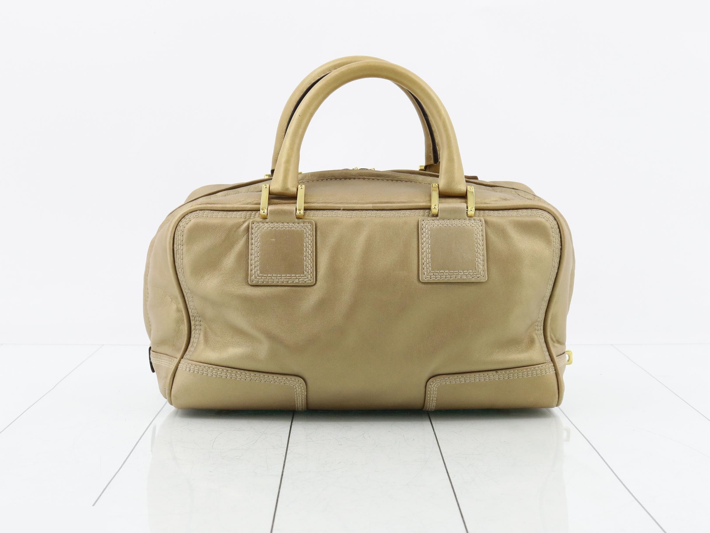 Amazona 28, 2-handle, leather/gold, GP hardware, cloth bag. — view 2