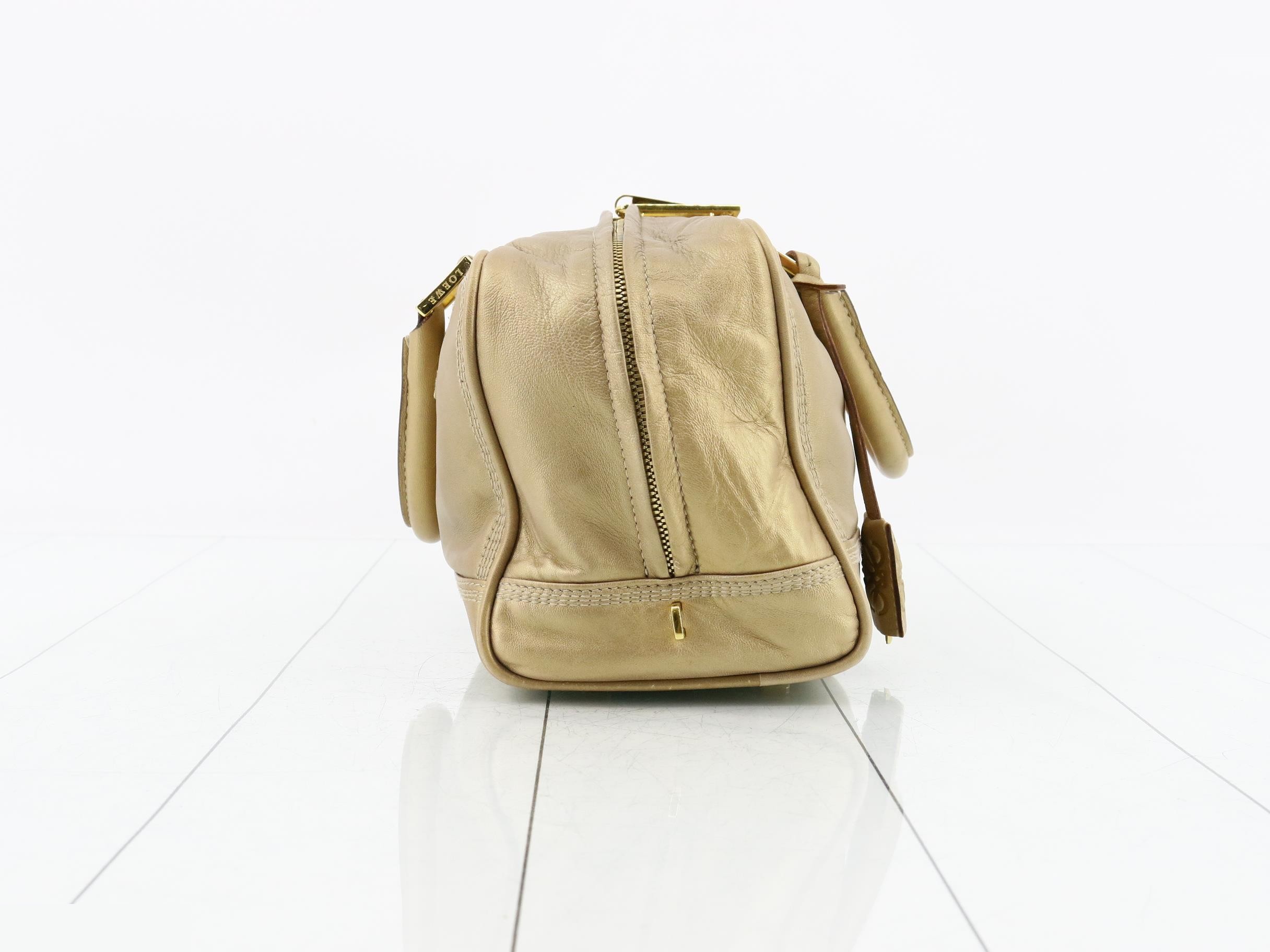 Amazona 28, 2-handle, leather/gold, GP hardware, cloth bag. — view 4