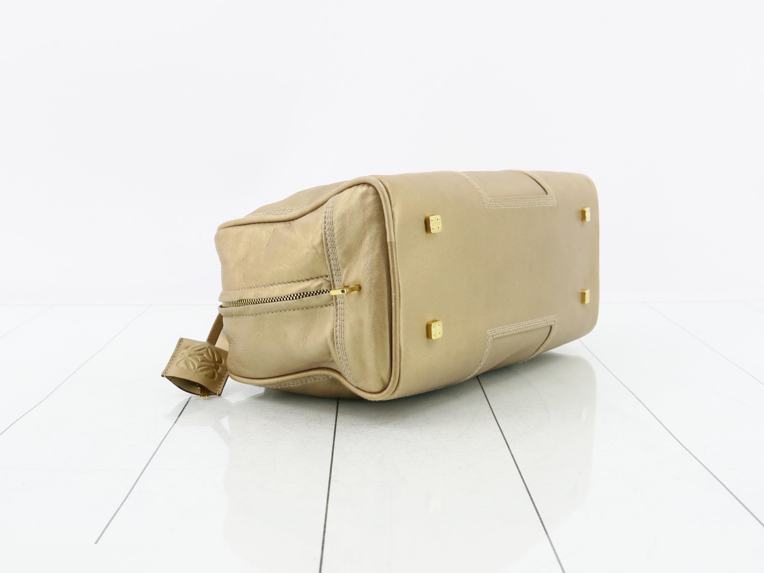 Amazona 28, 2-handle, leather/gold, GP hardware, cloth bag. — view 5