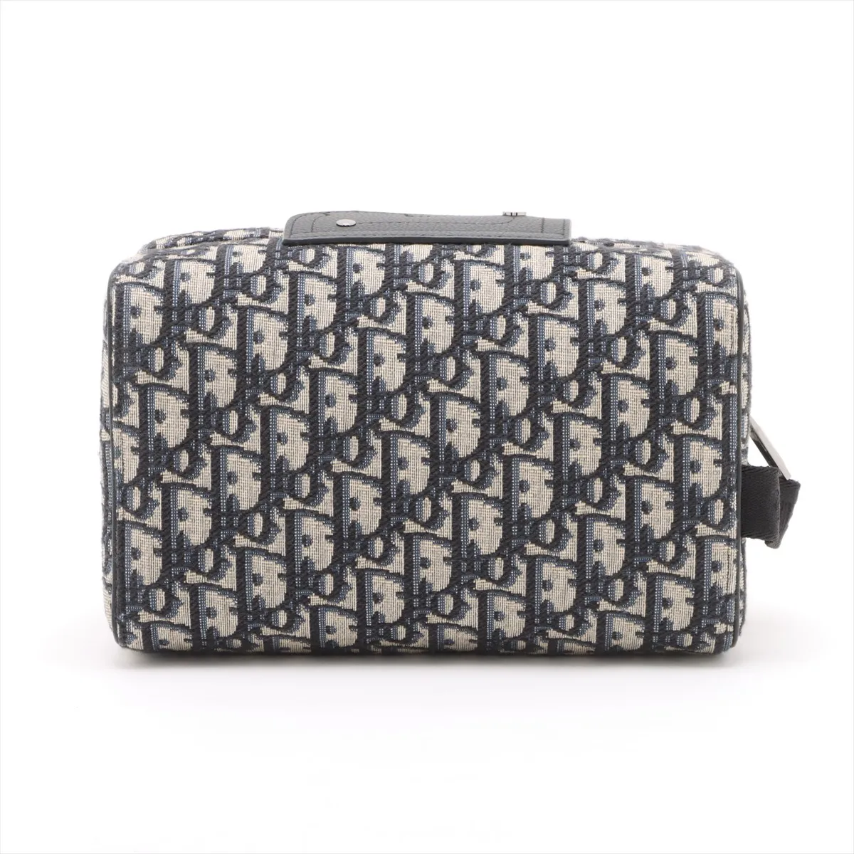 Oblique Rango Canvas x Leather Second Bag Navy — view 2