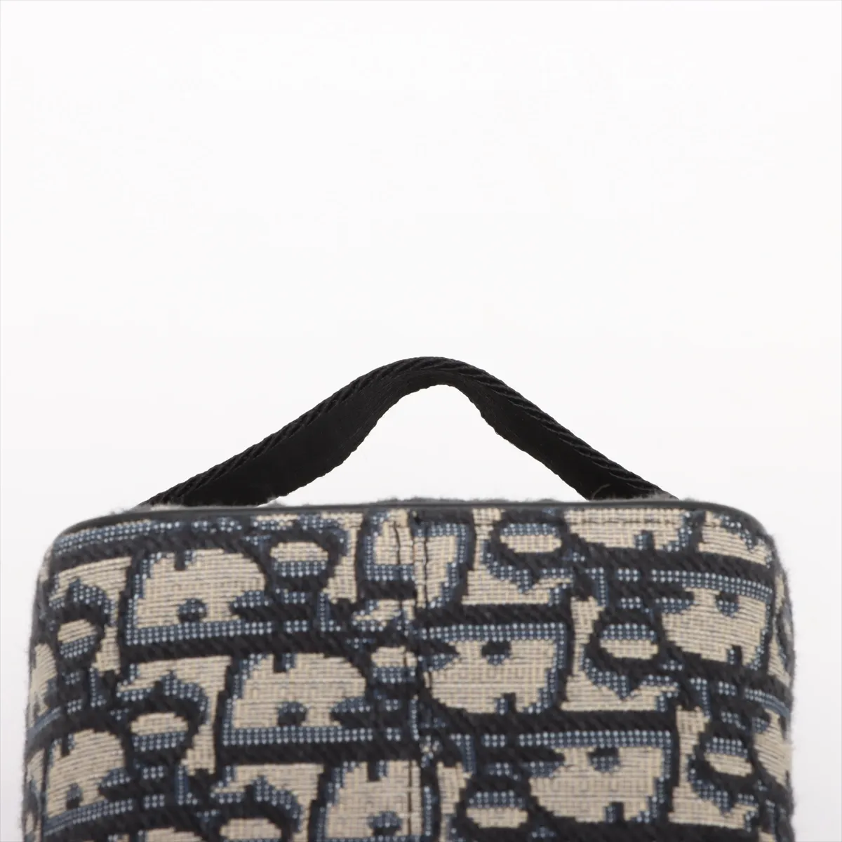 Oblique Rango Canvas x Leather Second Bag Navy — view 6