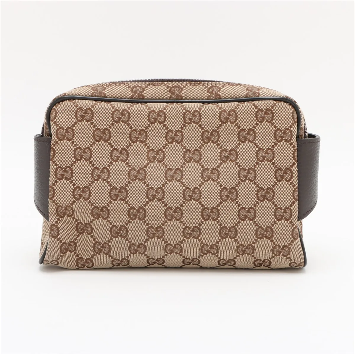 GG Canvas x Leather Body Bag Beige 449174 Outlet — view 2