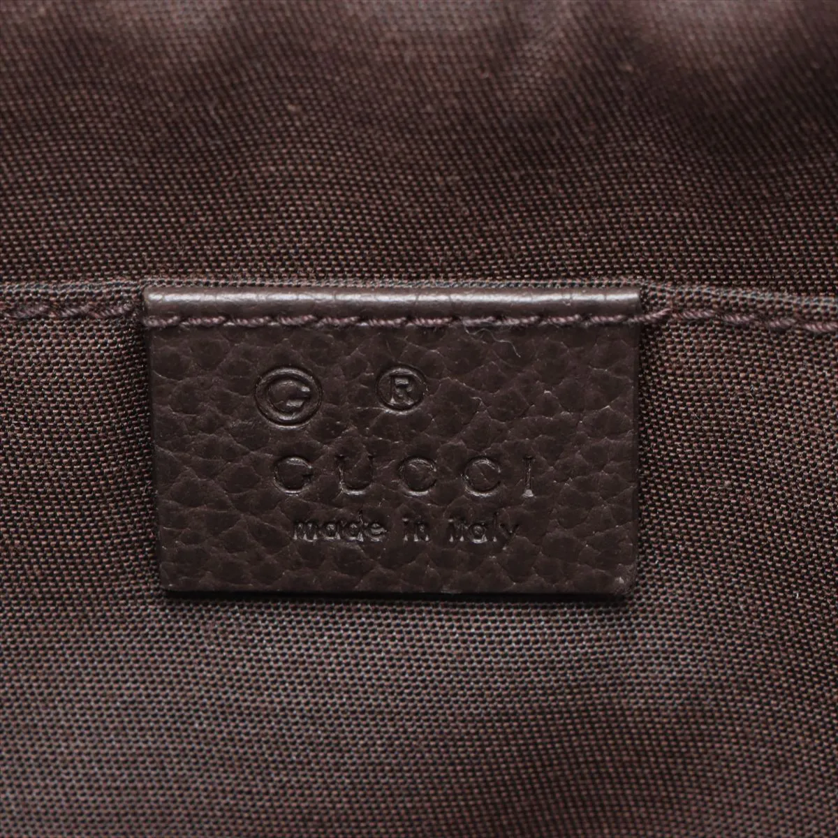 GG Canvas x Leather Body Bag Beige 449174 Outlet — view 8