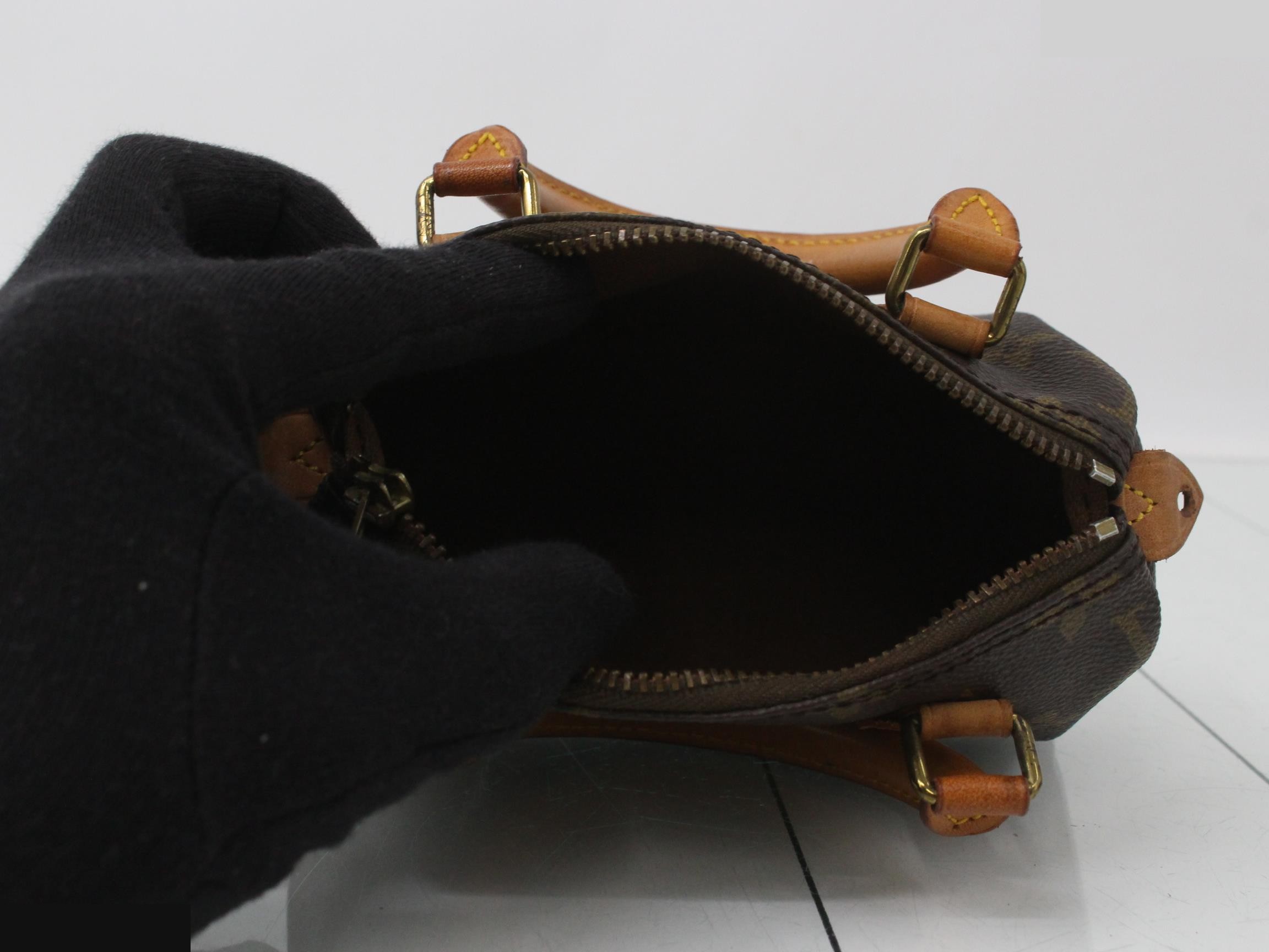 Monogram Mini Speedy Pouch — view 4