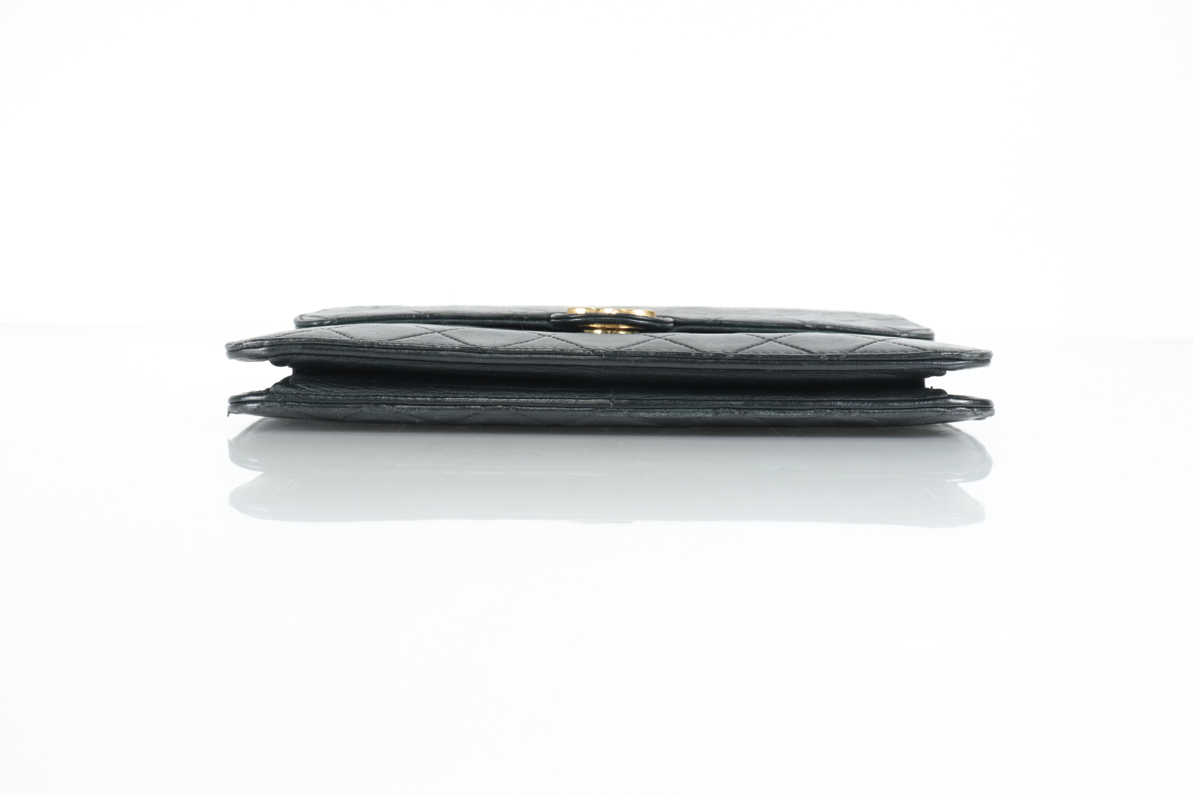 Push-Lock Lambskin Chain Shoulder Bag (Series 6) — view 6