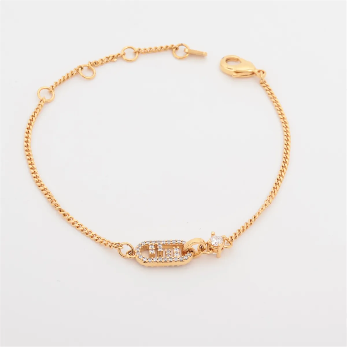 Orlock Bracelet GP x Rhinestone Gold