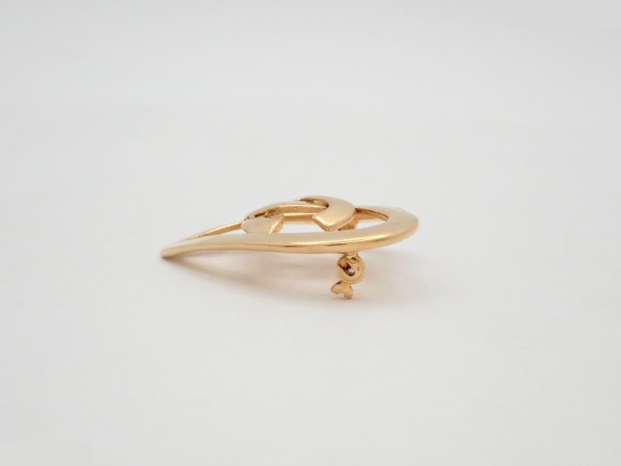 Brooch, Coco Mark, Gold — view 3