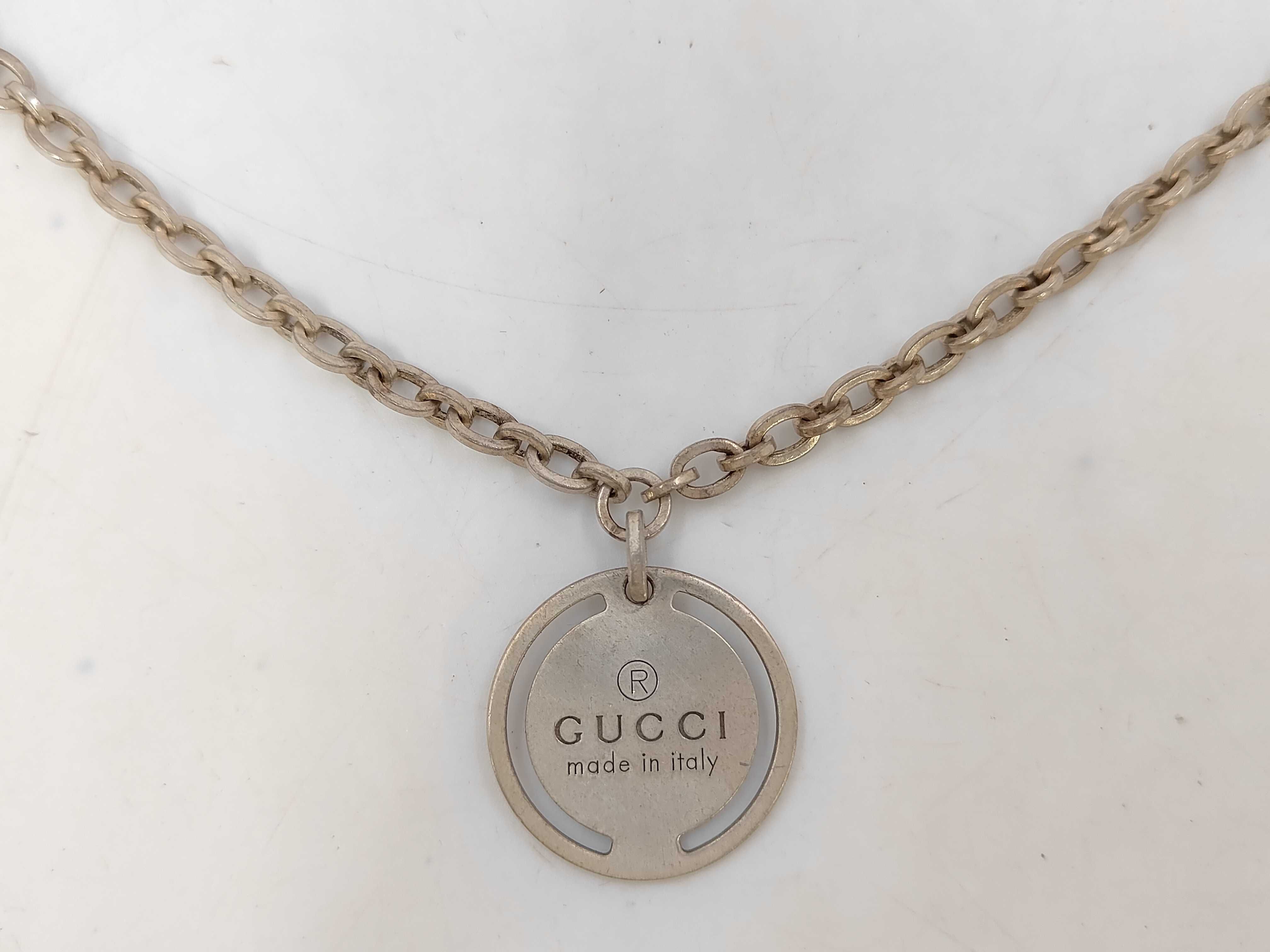 Round Logo Plate Necklace