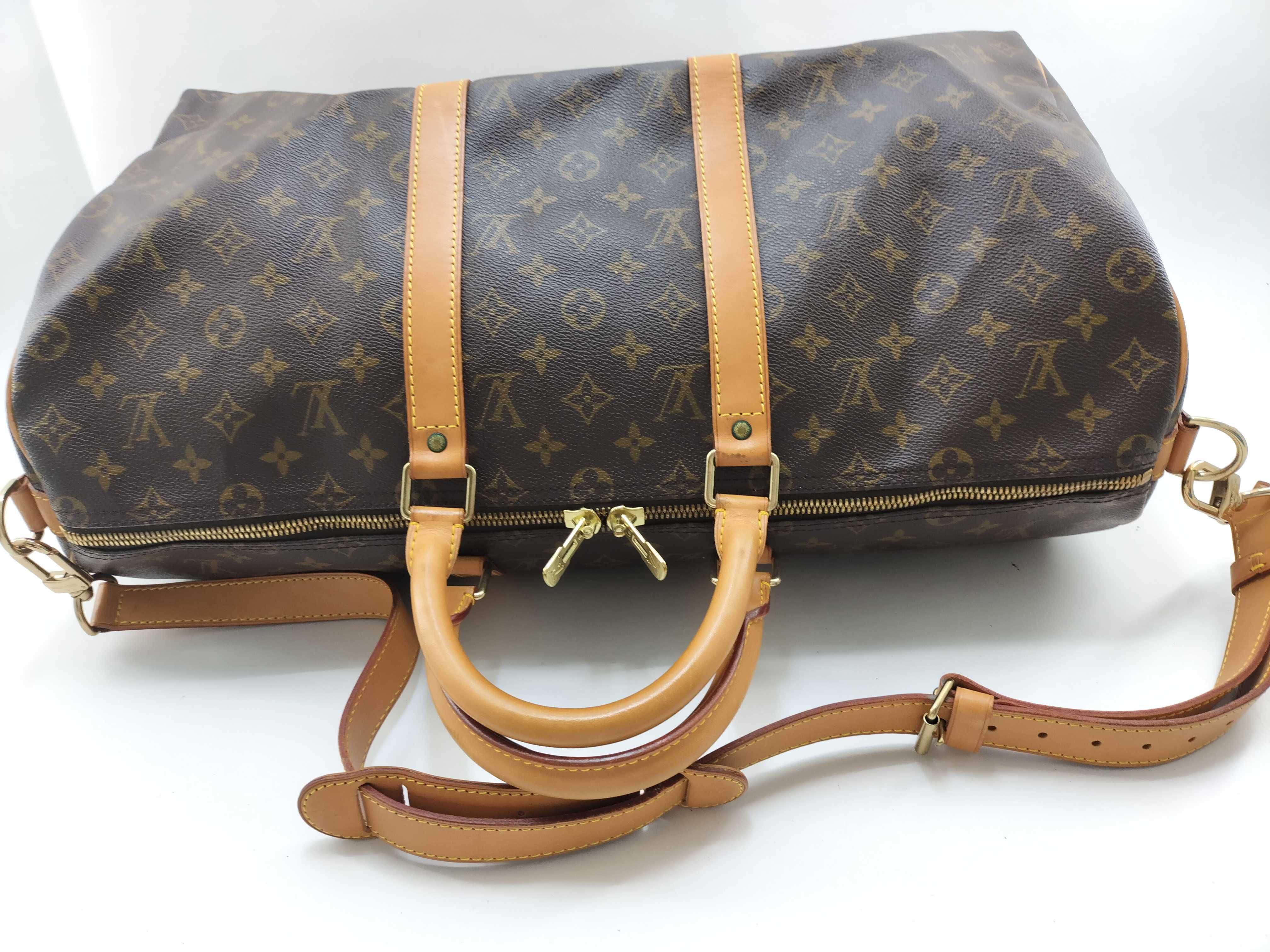 Monogram M41416 Keepall Bandoulière 50 Boston Bag — view 9