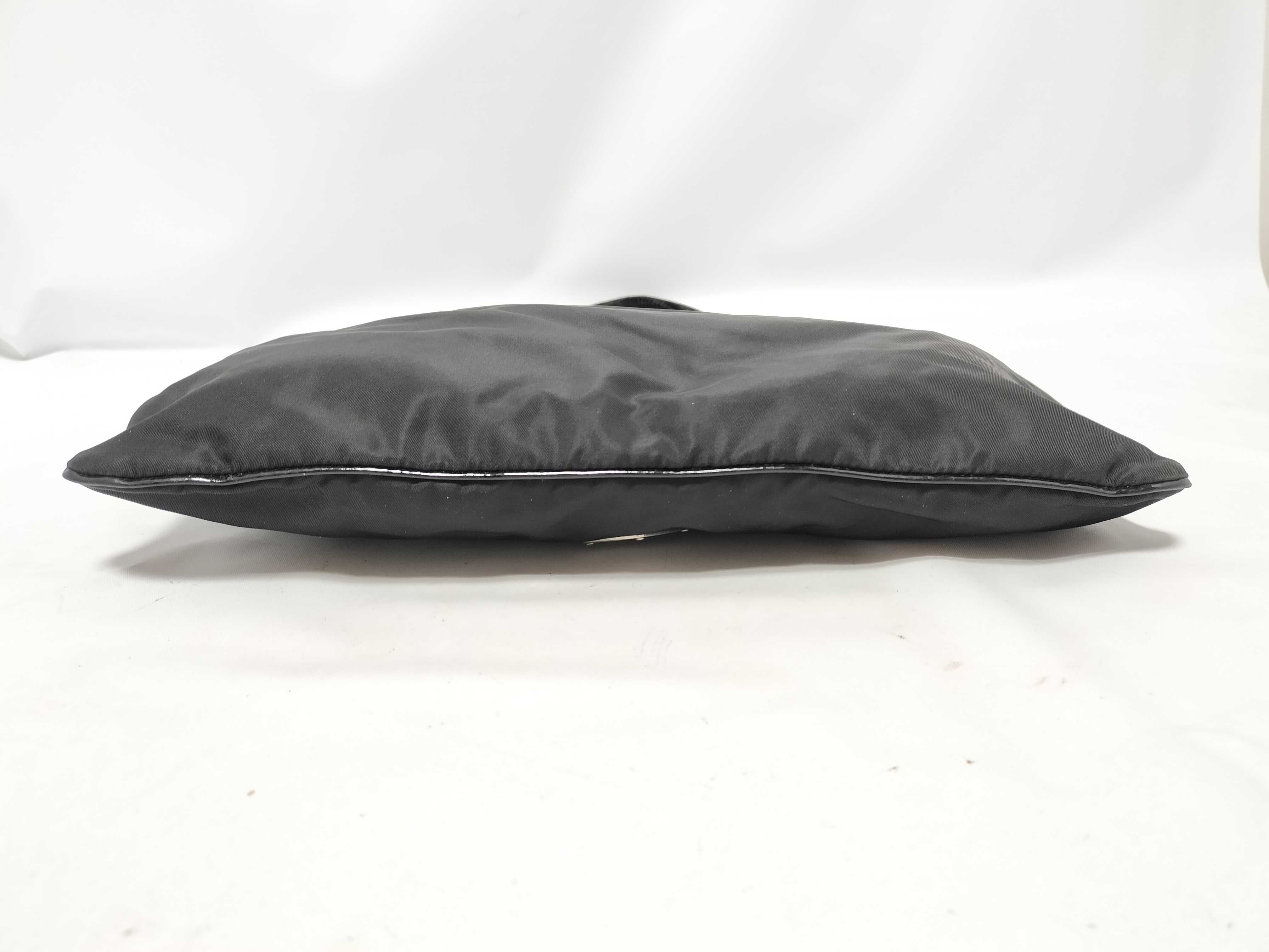 Nylon Tessuto Handbag, Black Tote Bag — view 6