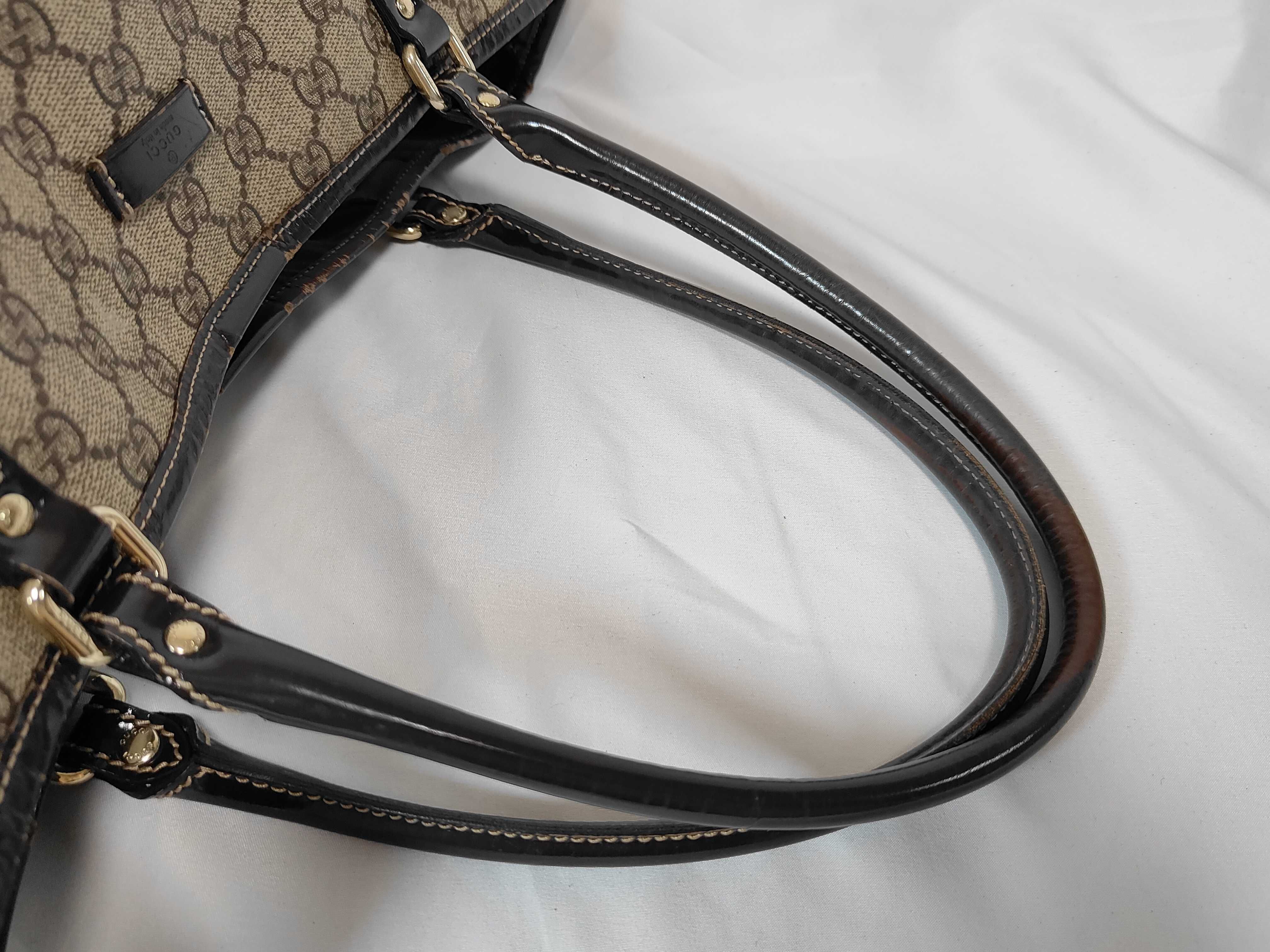 GG Supreme Canvas Shopper Shoulder Bag Tote Bag — view 3