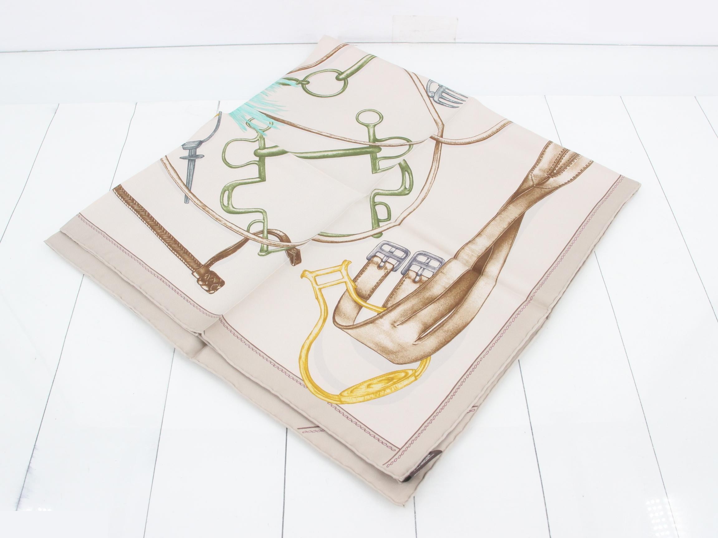 Scarf with tag — view 2