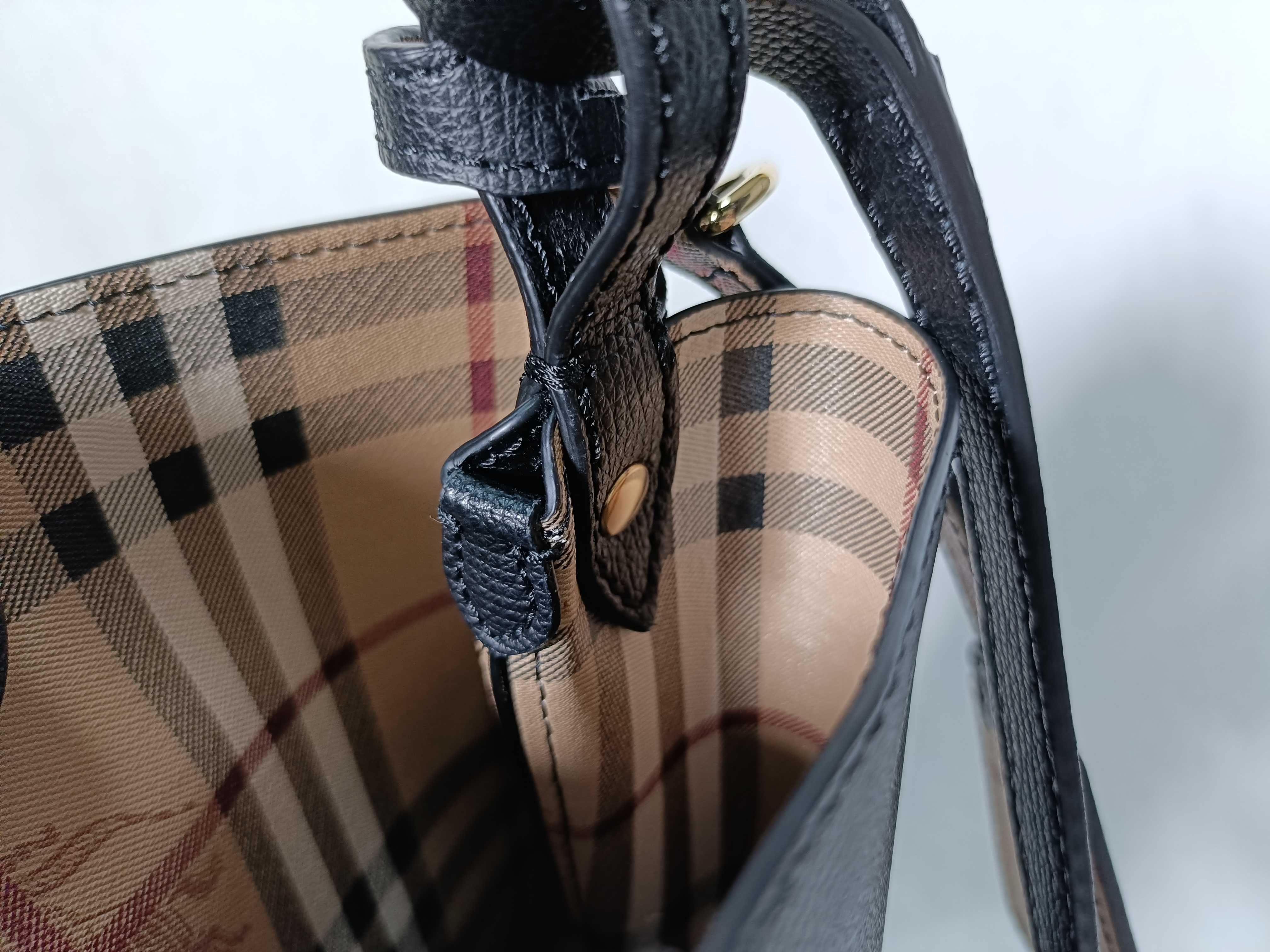 Bucket Tote Nova Check Shoulder Bag — view 10