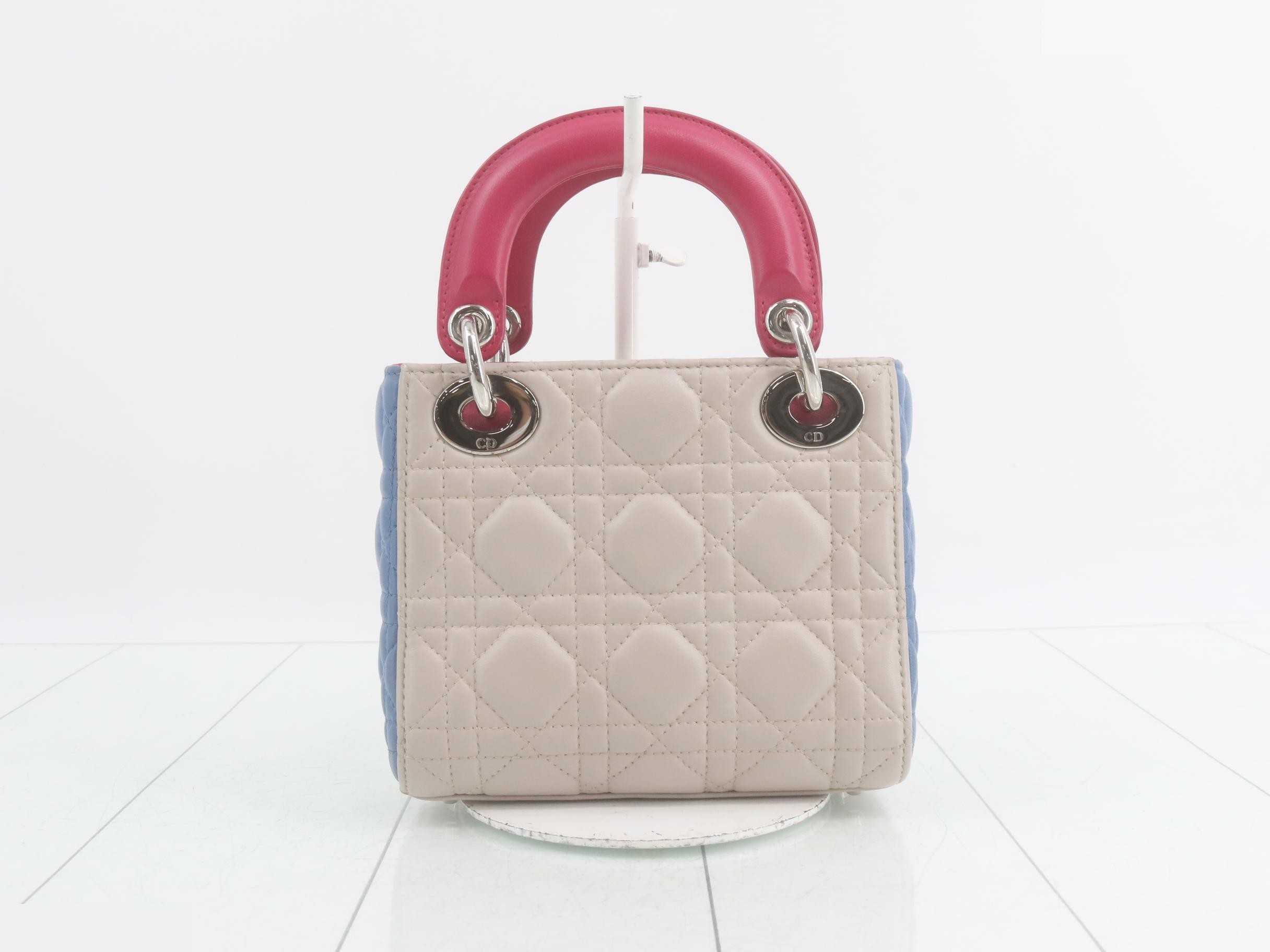 Lady Dior Cannage 2-Way Handbag, Multicolor — view 2