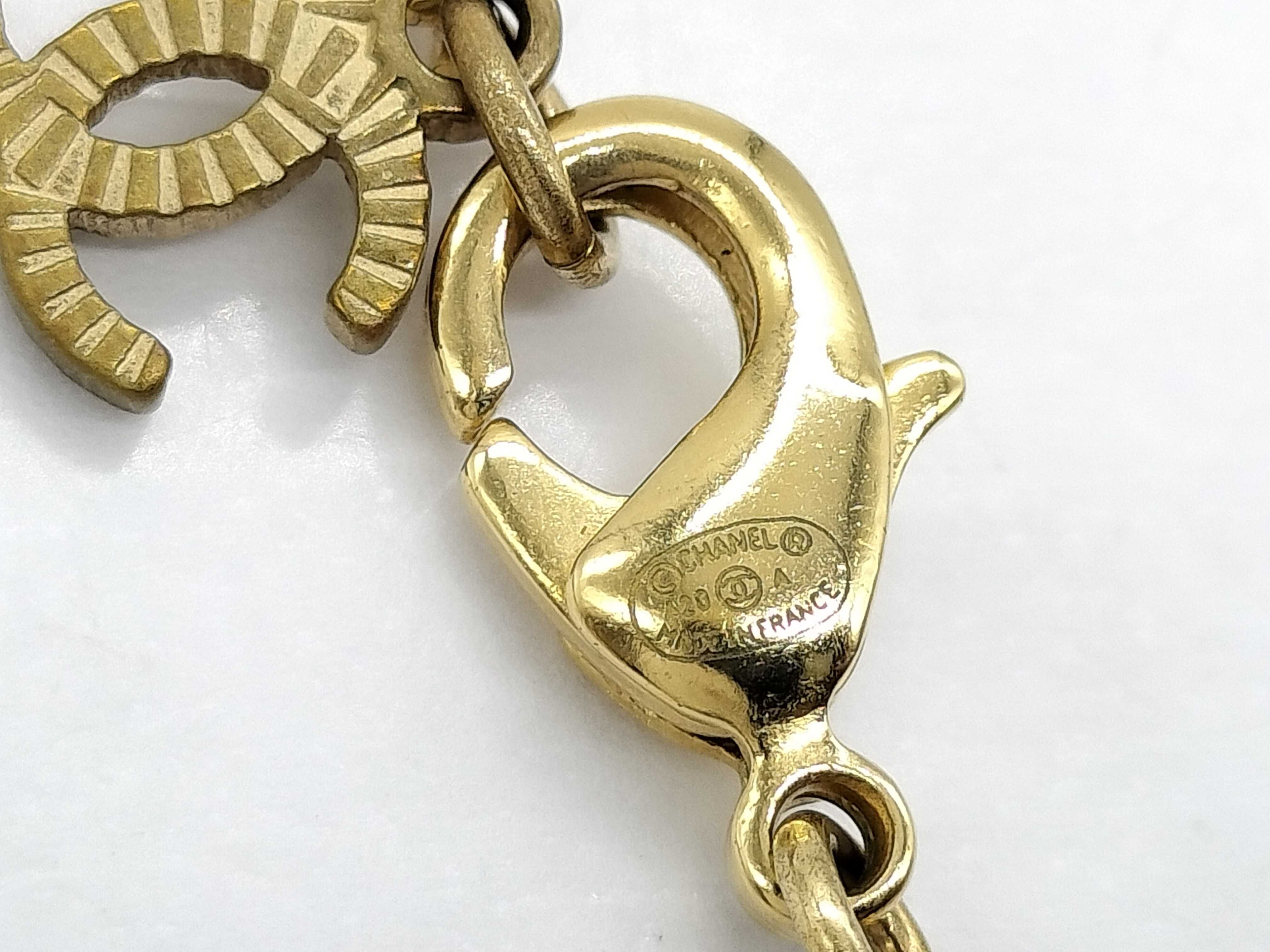 Coco Mark Rhinestone Necklace A20A — view 8