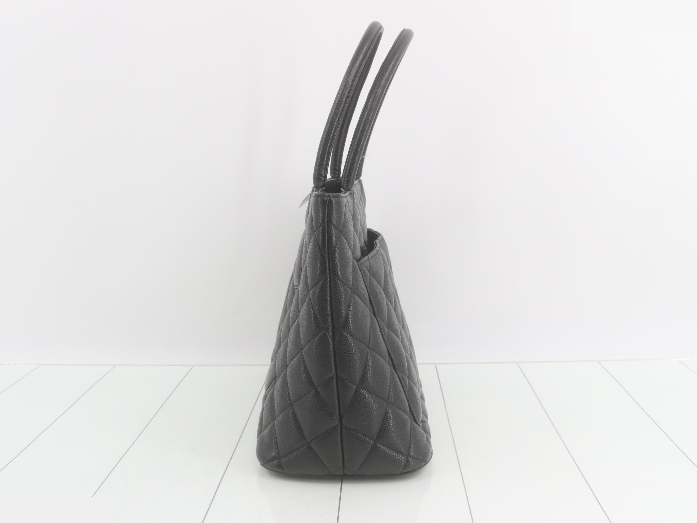 Matelassé Reissue Tote Bag, Caviar Leather — view 3
