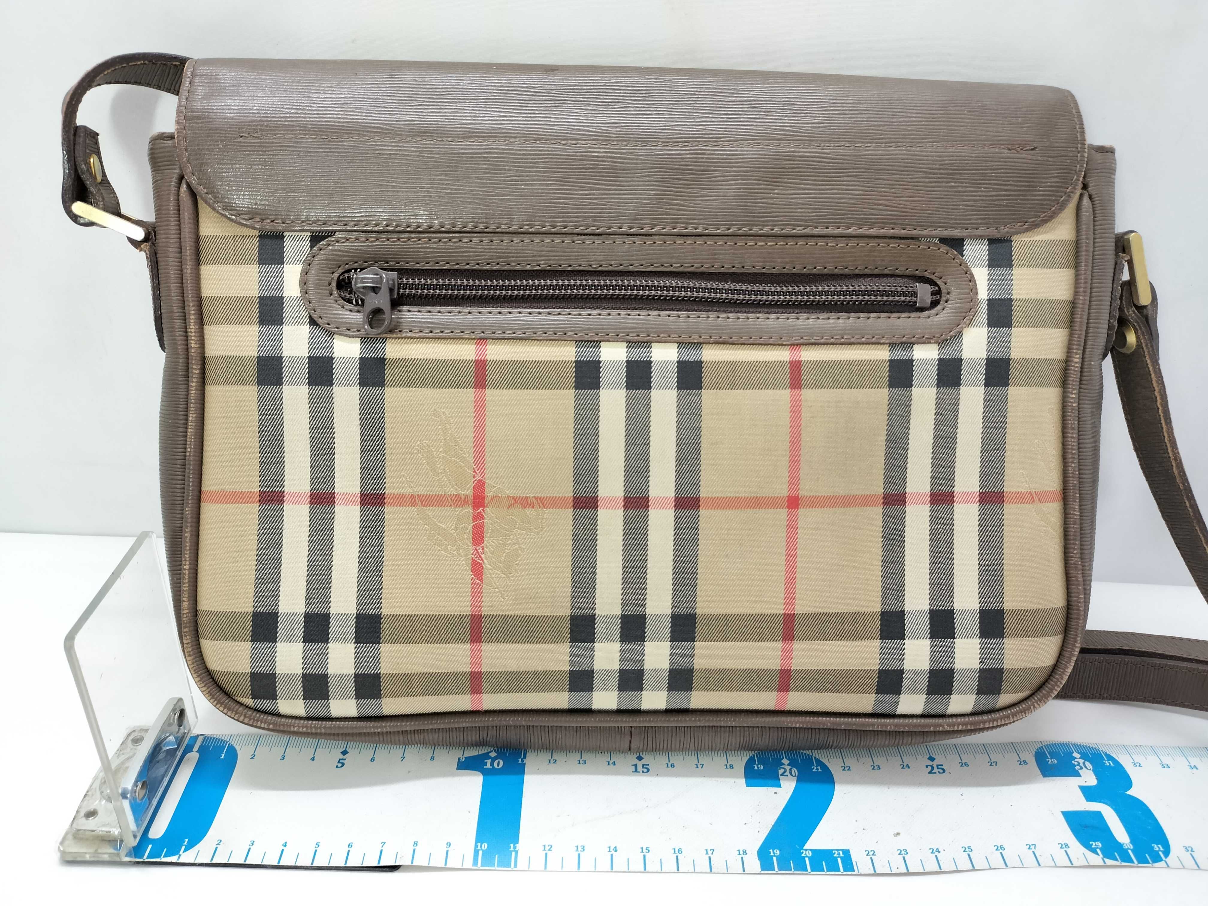 Nova Check Shoulder Bag, Brown Shoulder Bag — view 2