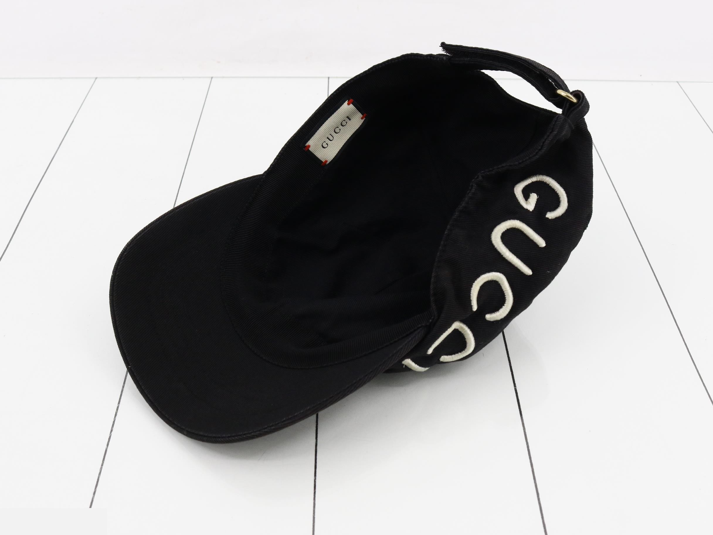 black baseball cap — view 3