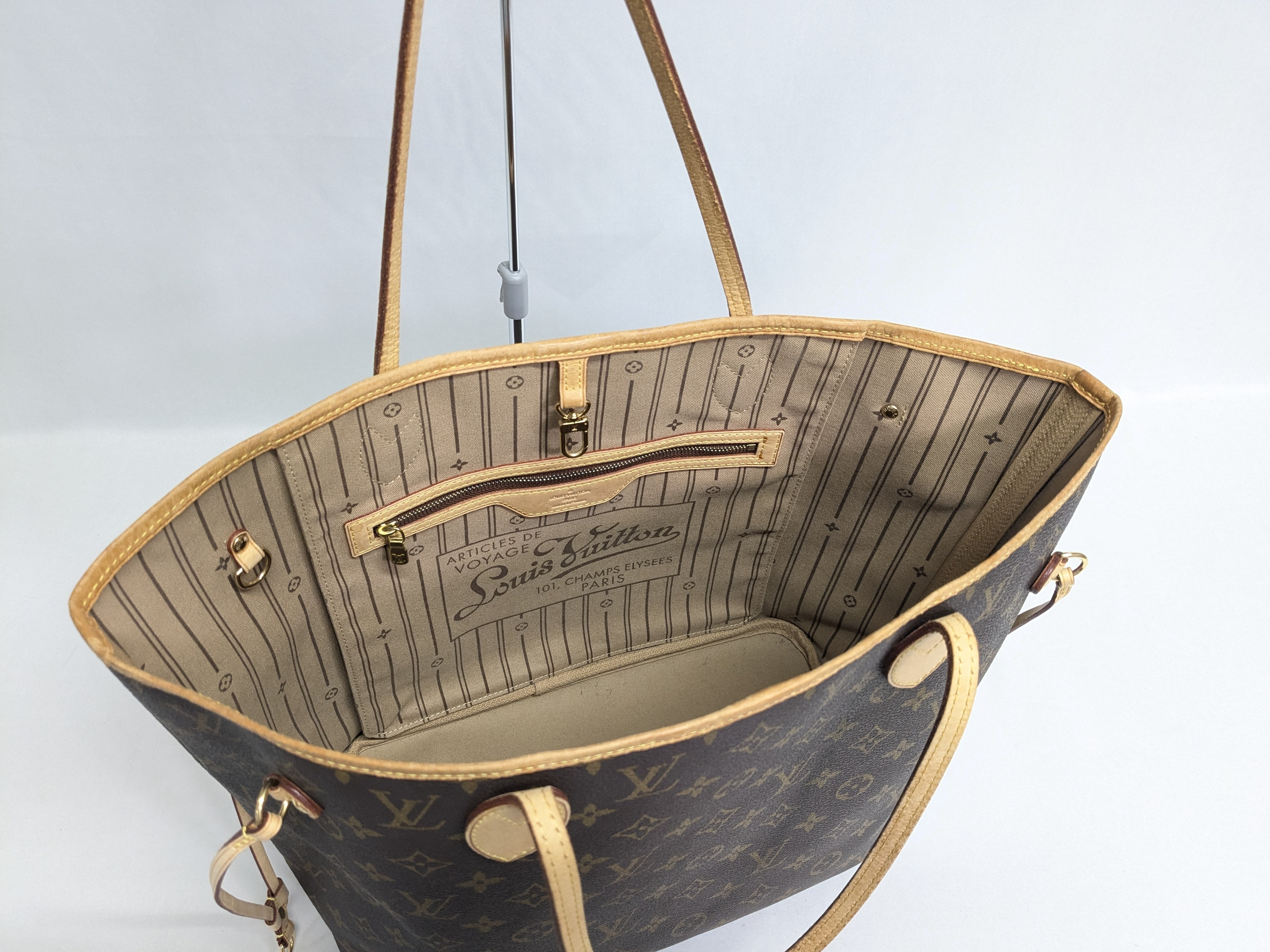 LV Monogram Neverfull MM Tote Bag — view 7