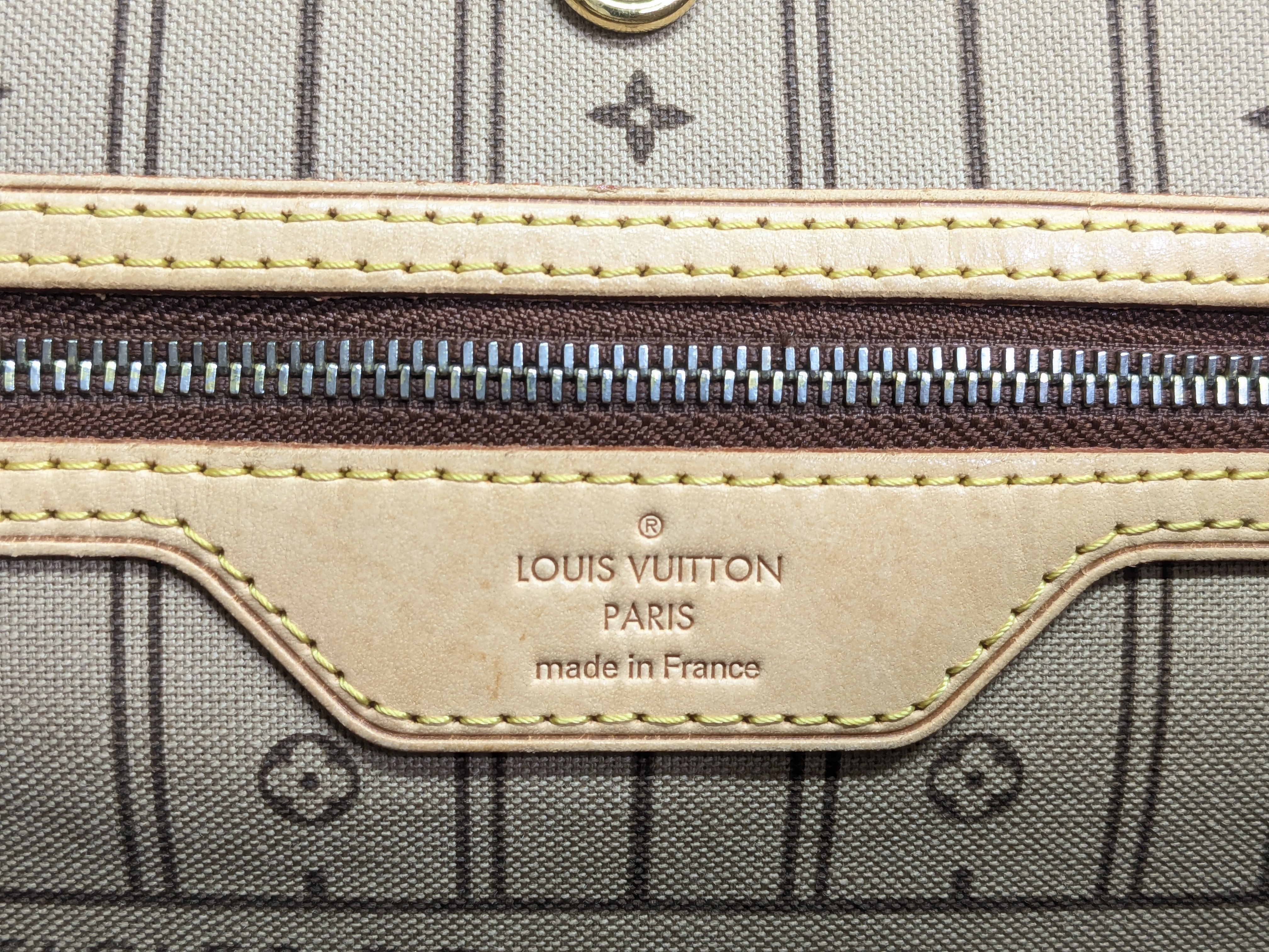 LV Monogram Neverfull MM Tote Bag — view 8