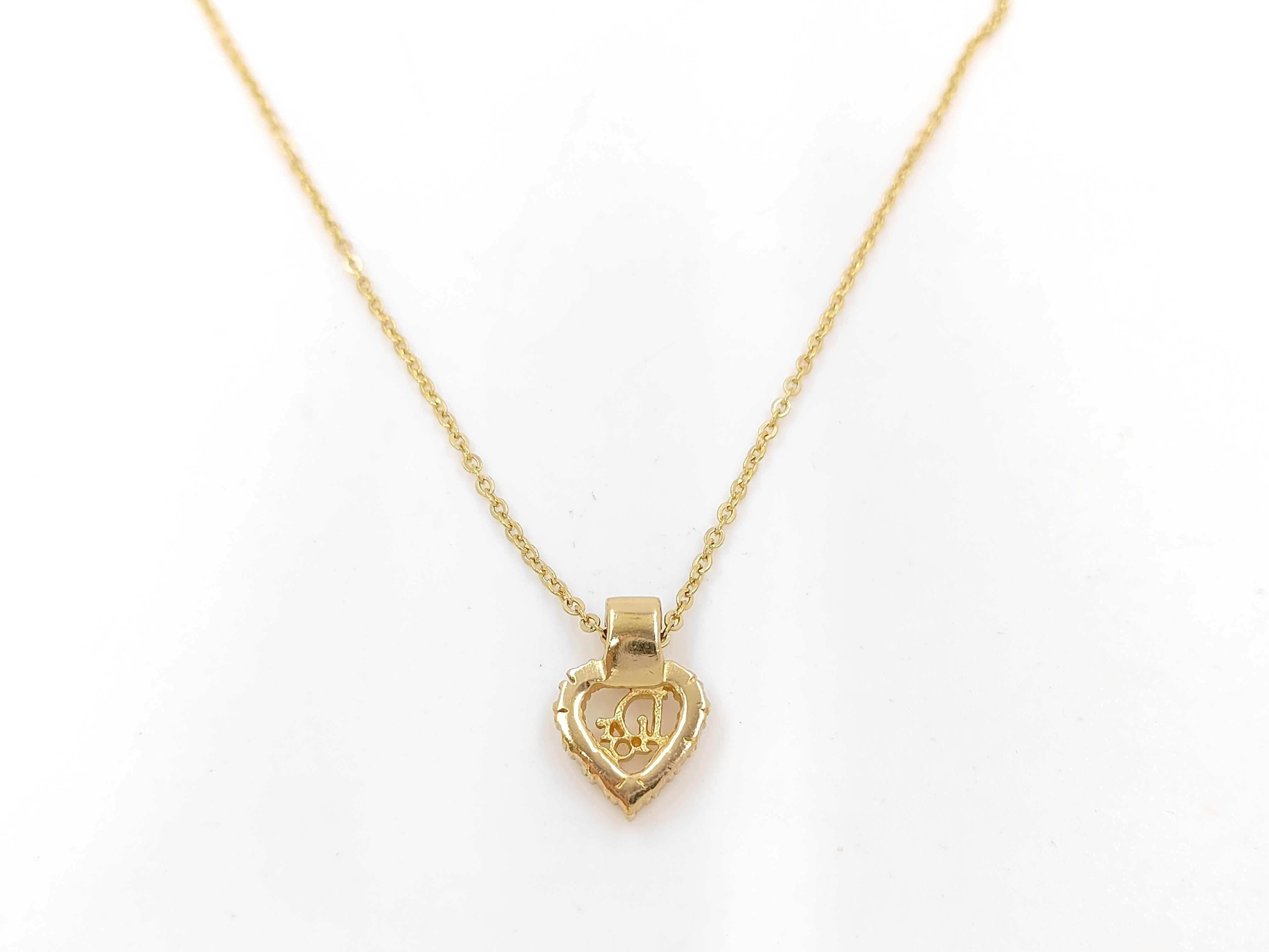 Logo Rhinestone GP Necklace — view 2