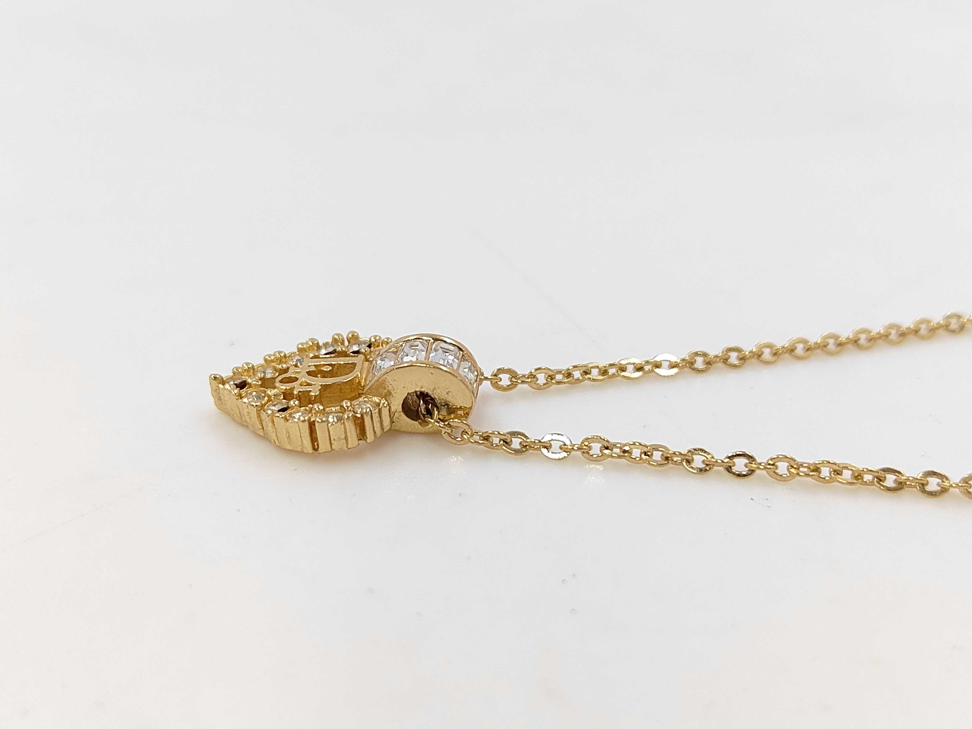 Logo Rhinestone GP Necklace — view 3