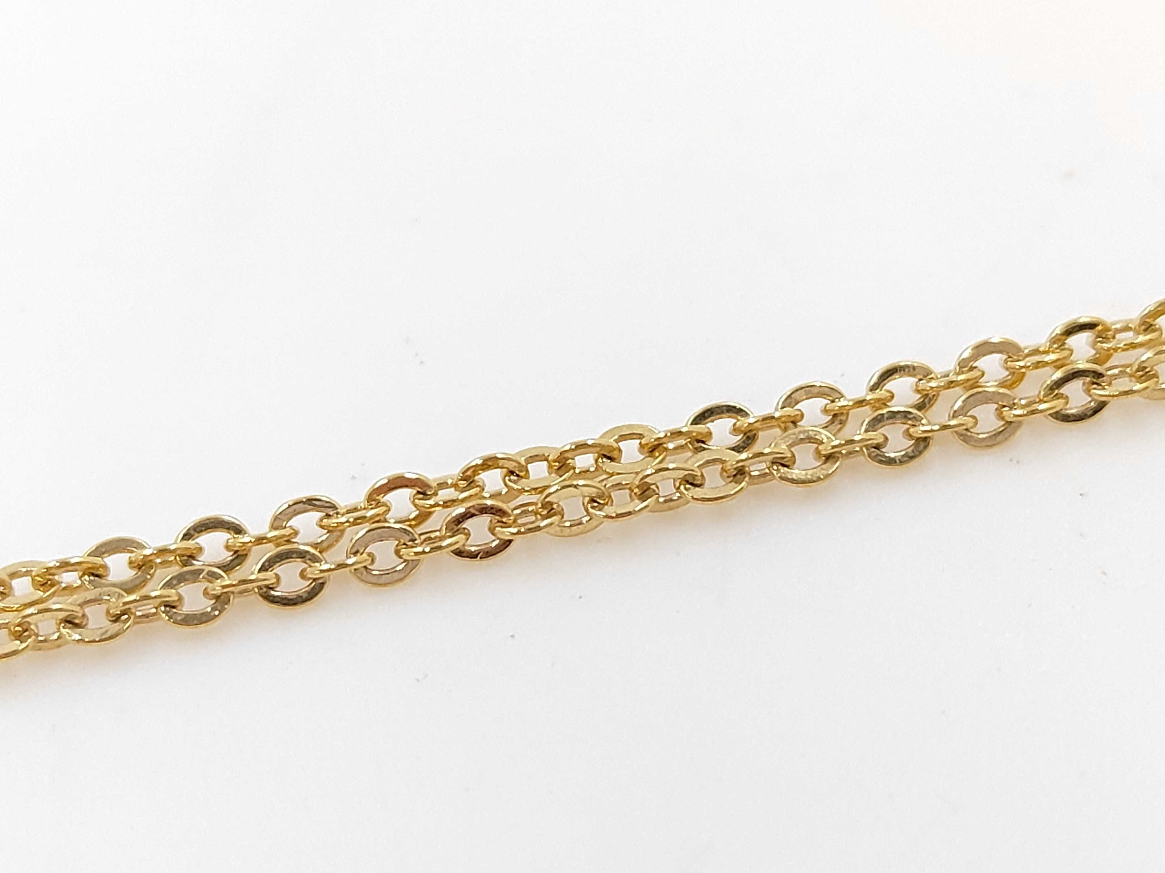 Logo Rhinestone GP Necklace — view 4