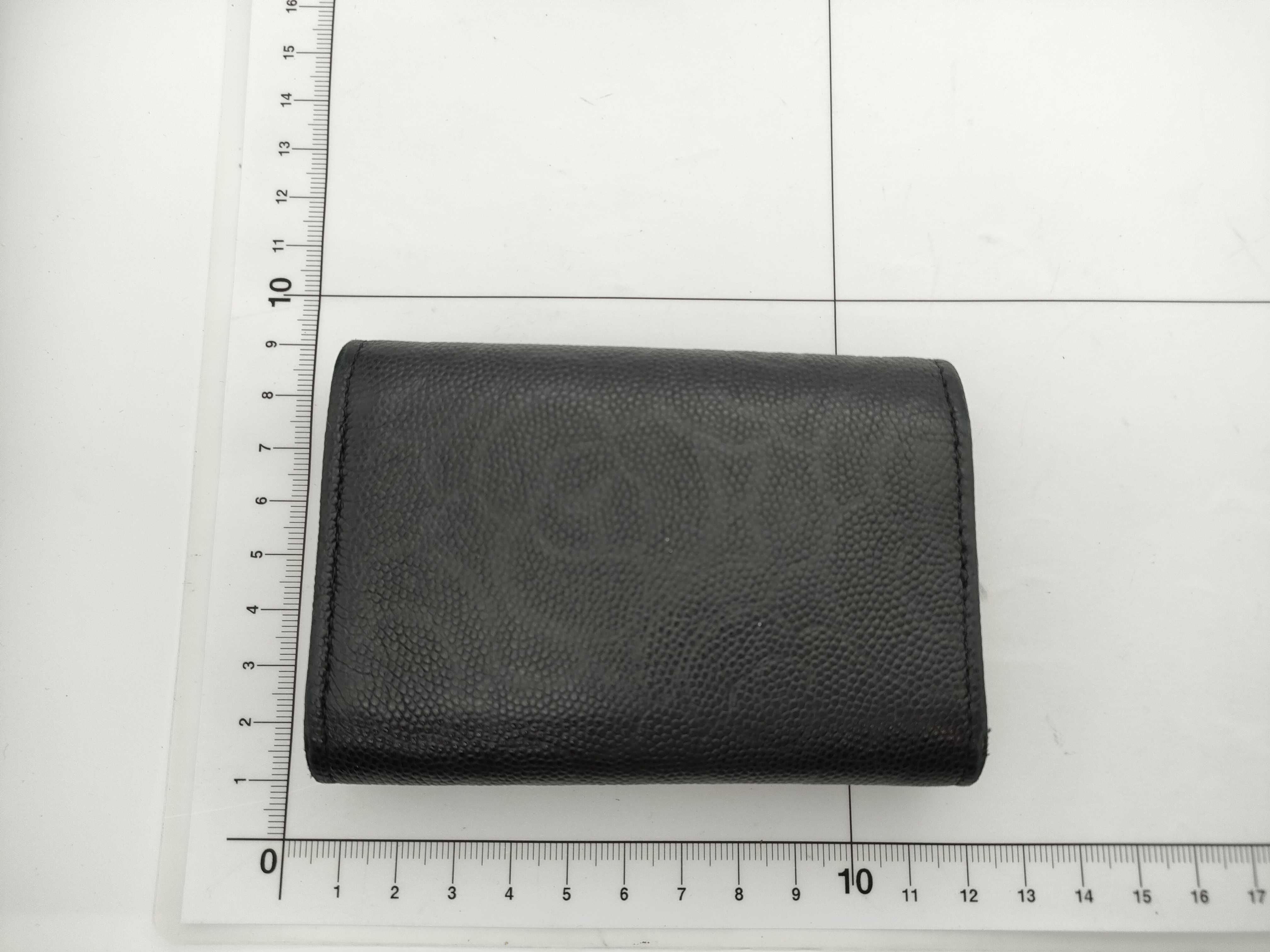 Calfskin Camellia Keyring Key Case Noir Key Case — view 2