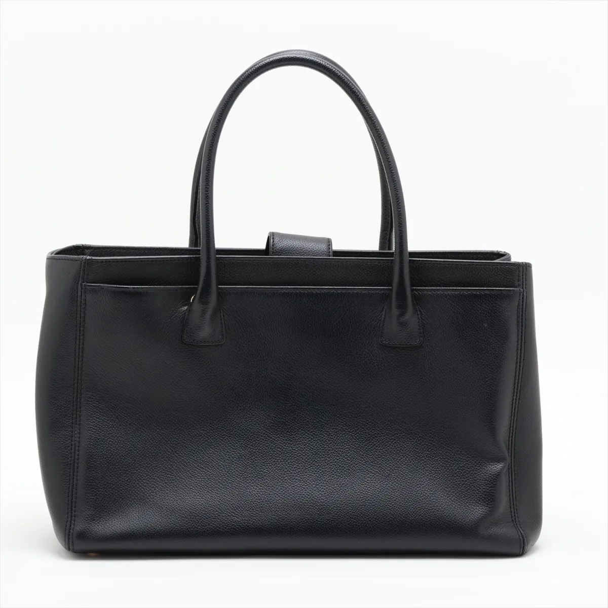 [Individually packaged] Chanel Executive Leather 2-Way Tote Bag, Black with Gold Hardware, 18028897, Serial Number 18 — view 2