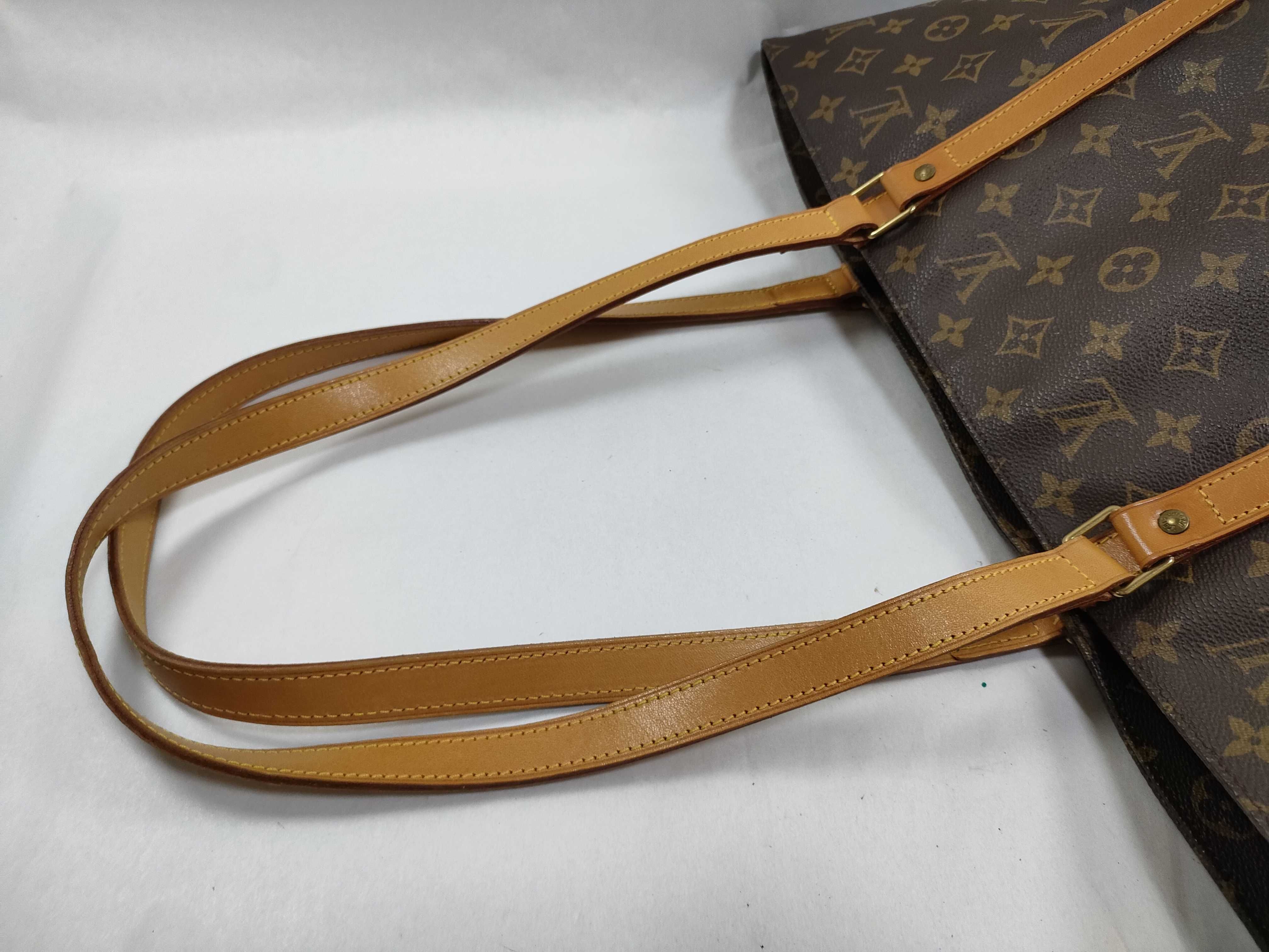Monogram Sac Shopping Bag M51108 NO0976 Brown Boston Bag — view 3