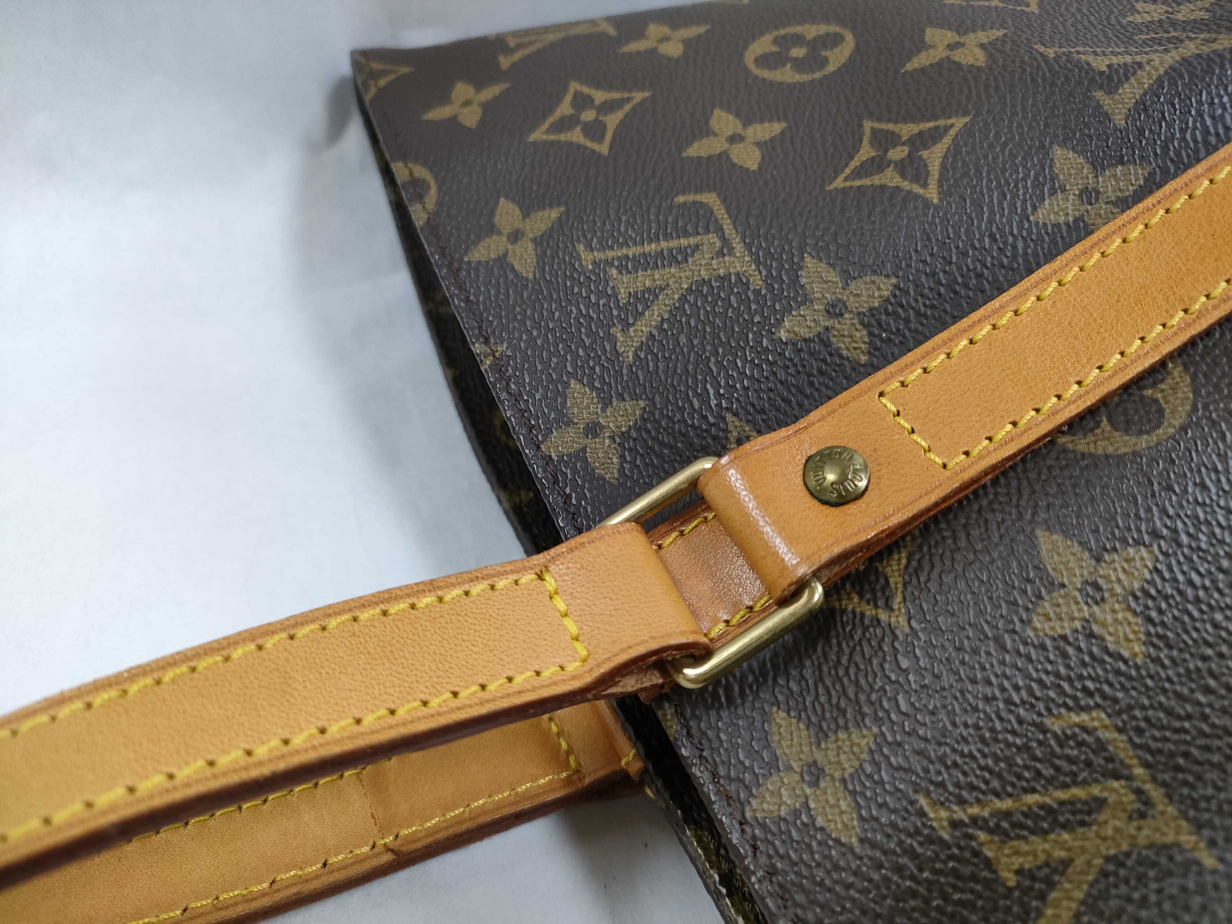 Monogram Sac Shopping Bag M51108 NO0976 Brown Boston Bag — view 5