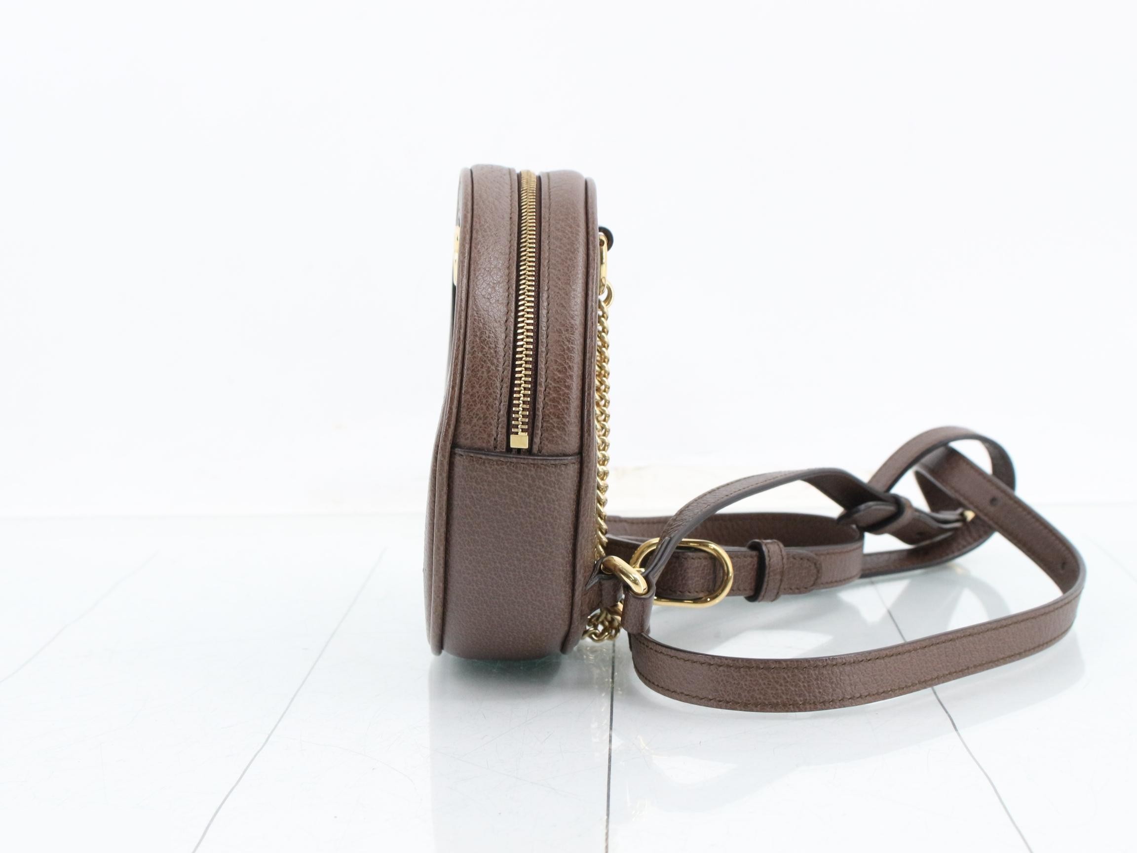 GG Supreme Ophidia Round Chain Shoulder Bag — view 3