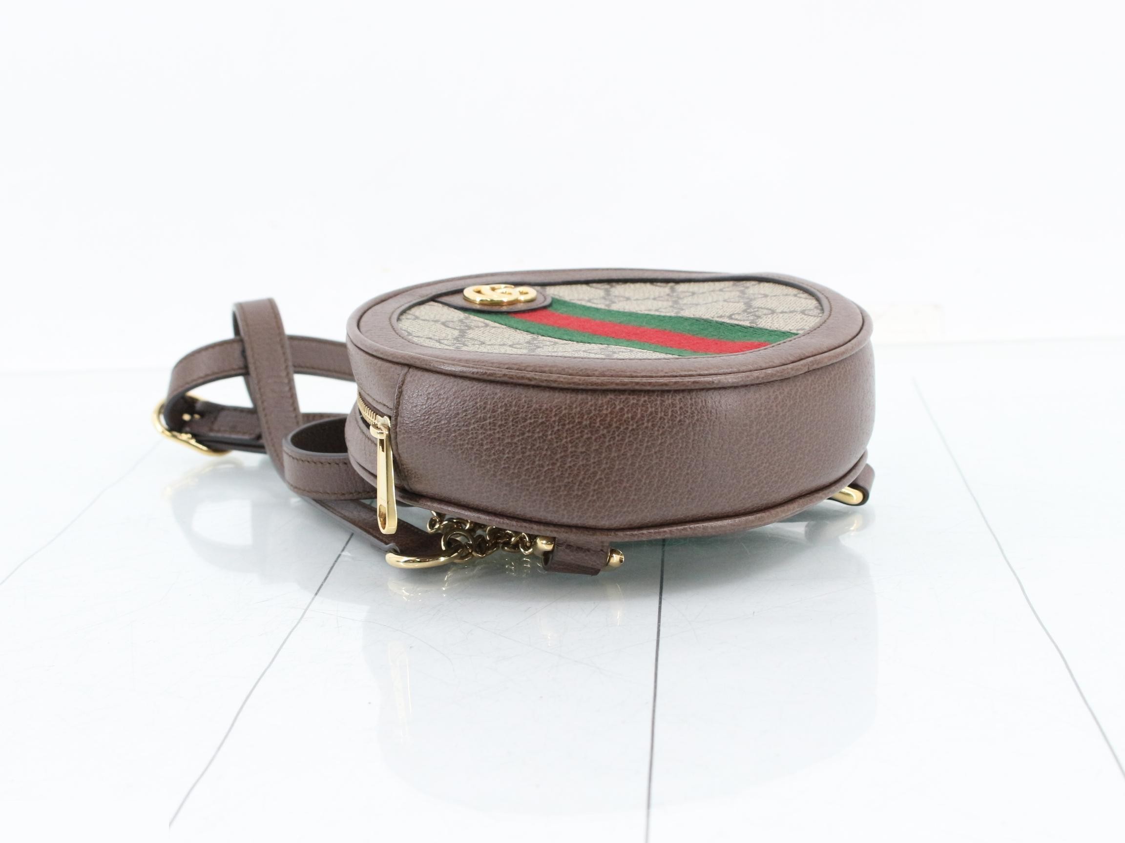 GG Supreme Ophidia Round Chain Shoulder Bag — view 5