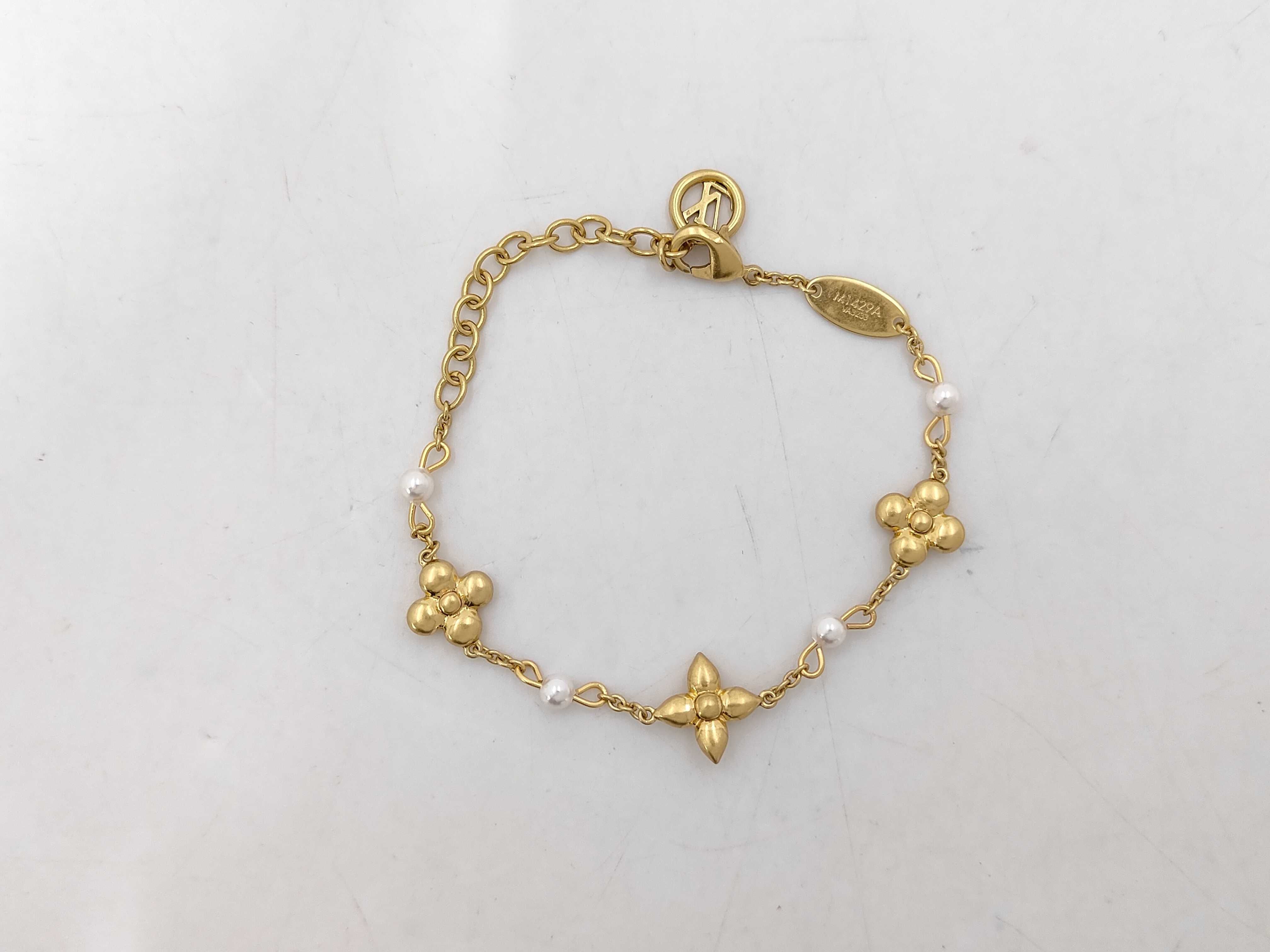 Lv Louisa Gold Bracelet Bracelet/Bangle — view 2