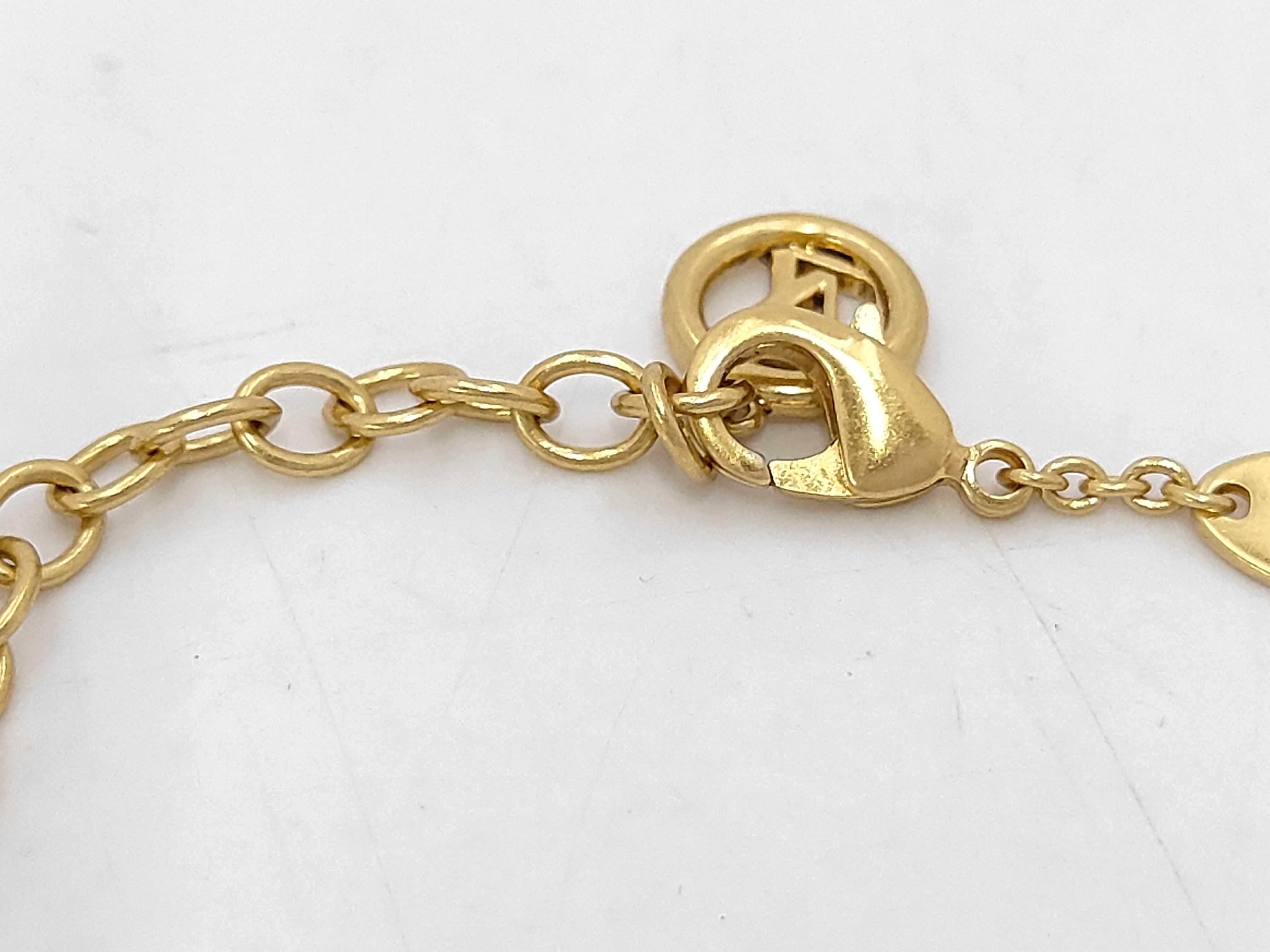 Lv Louisa Gold Bracelet Bracelet/Bangle — view 3