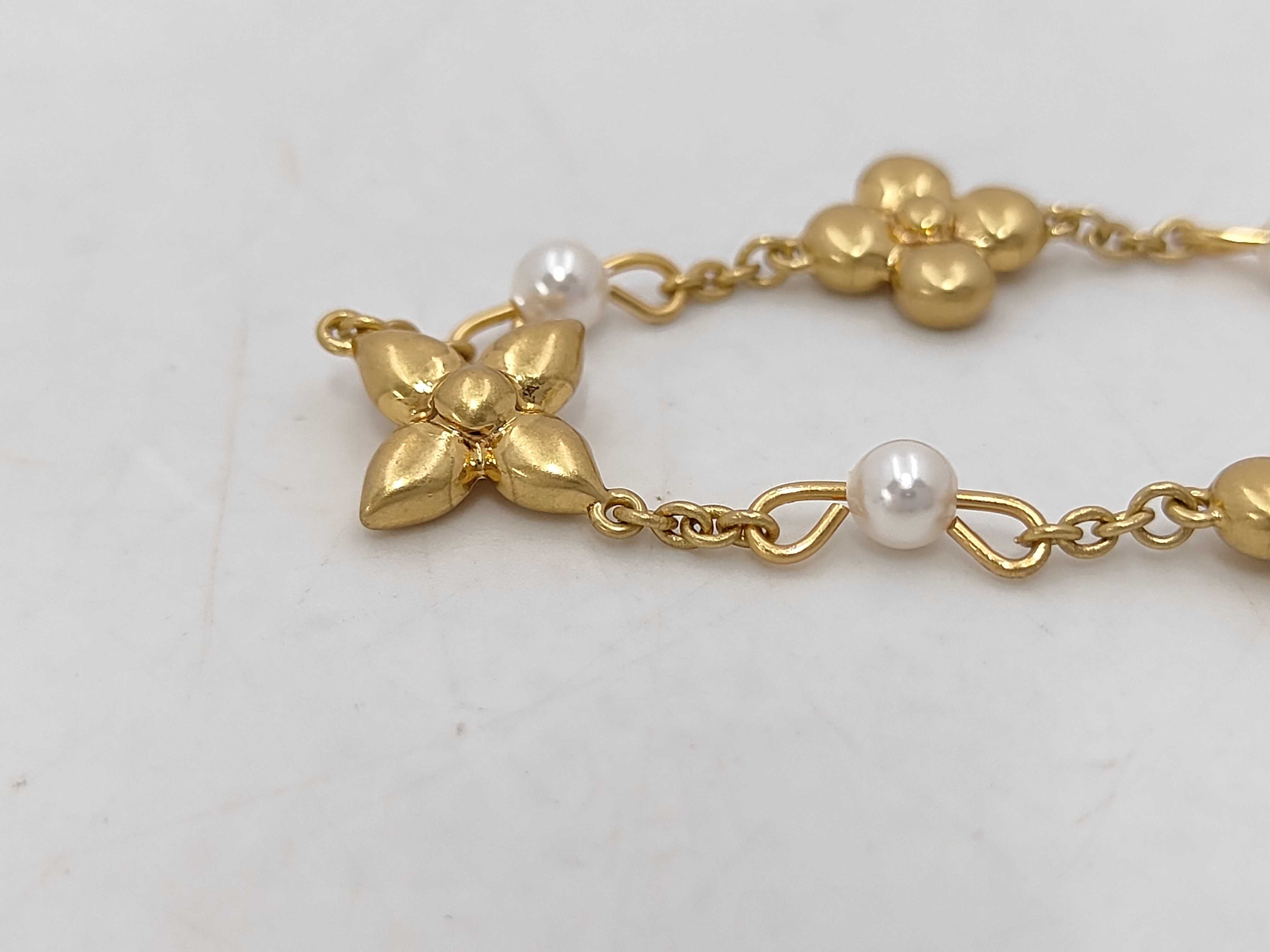Lv Louisa Gold Bracelet Bracelet/Bangle — view 6