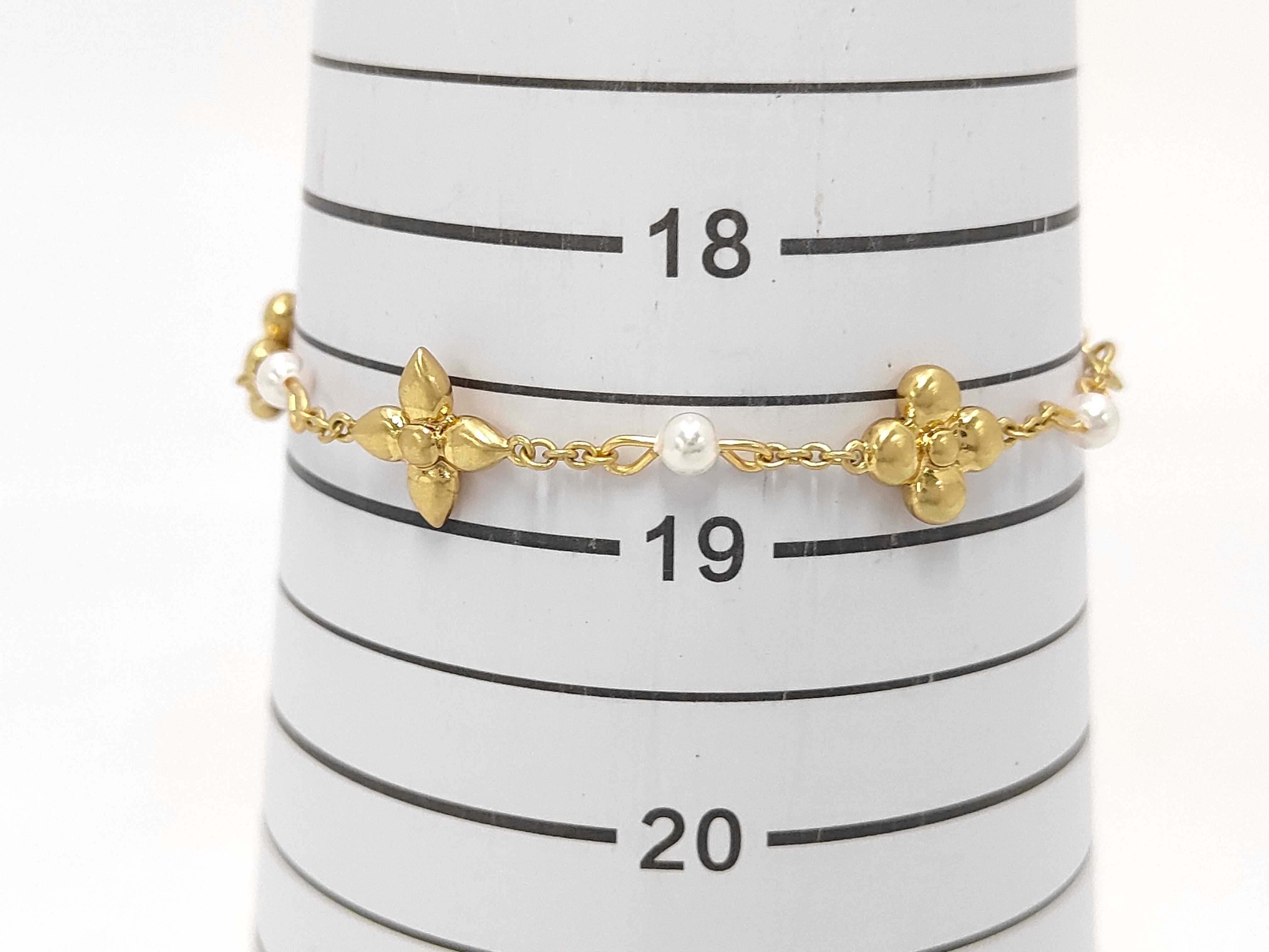 Lv Louisa Gold Bracelet Bracelet/Bangle — view 7